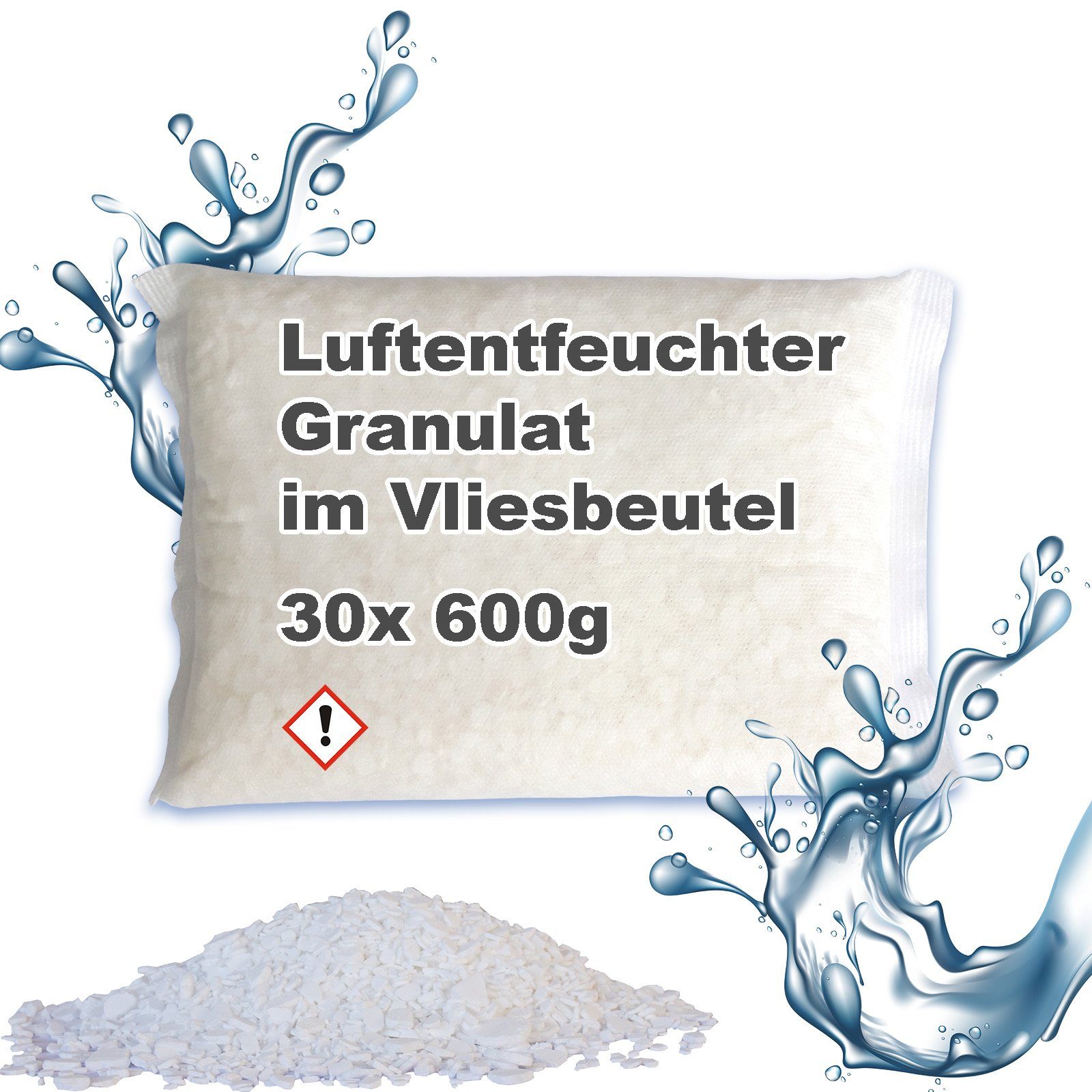 BlueCraft Luftentfeuchter Nachfüllpack 30x 600 g Entfeuchter