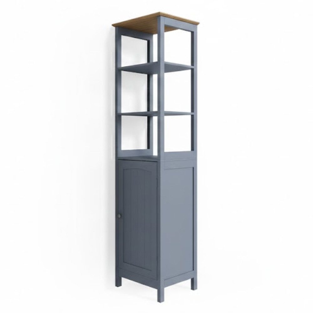 Vicco Hochschrank Bianco, Grau, 40 x 160 cm (1-St)