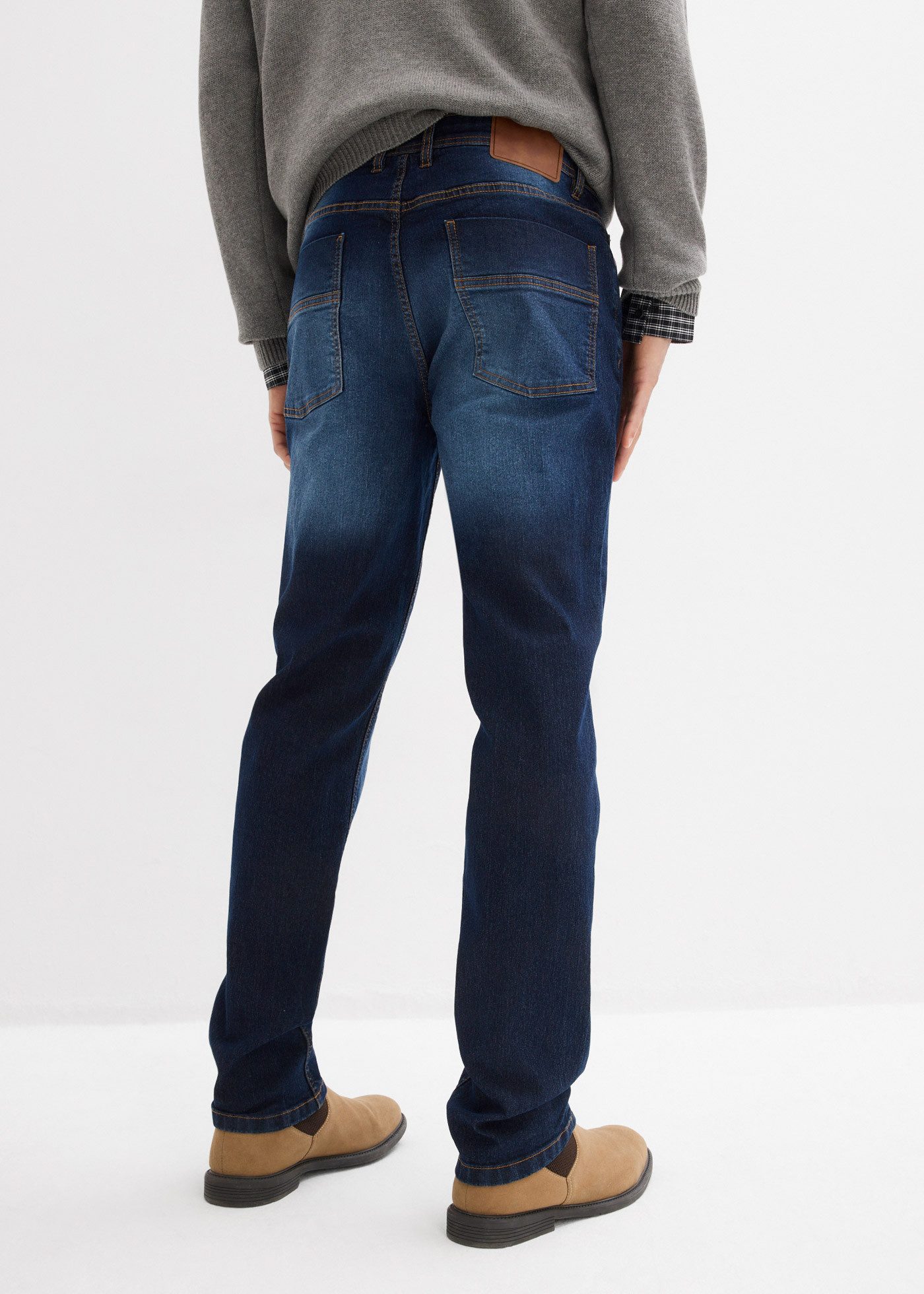 bonprix Regular-fit-Jeans (Packung, 2-tlg) Regular Fit, gerader Schnitt, im 2er-Pack