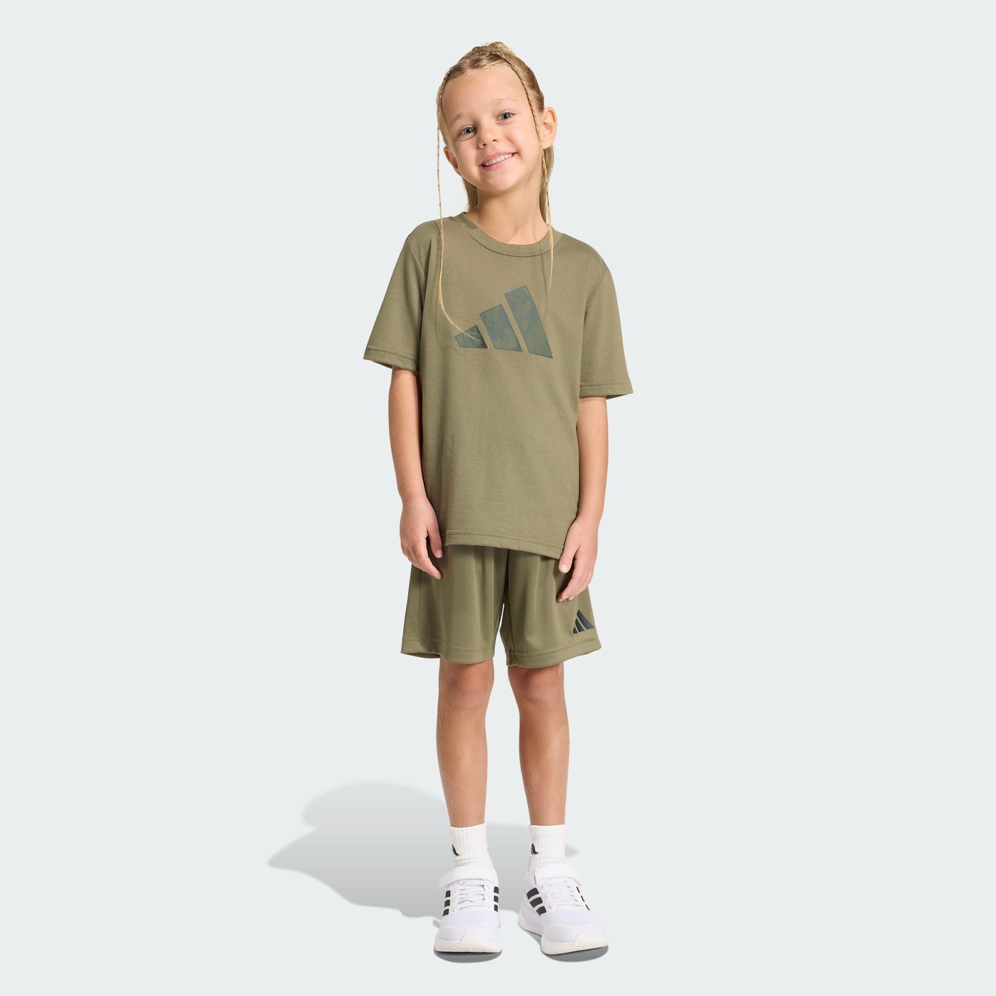 adidas Sportswear Trainingsanzug SPORT SEASONALS KIDS CAMO SPORT SET (1-tlg)