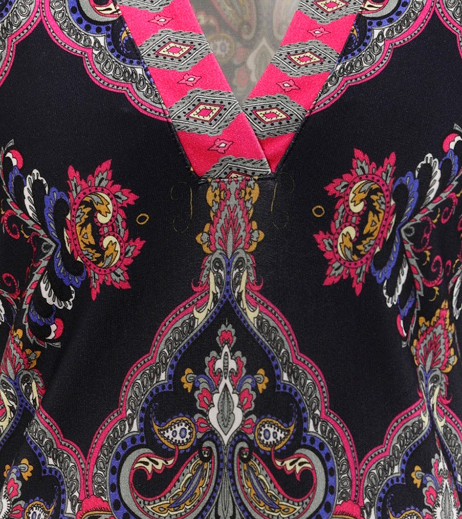 Aniston SELECTED Jerseykleid mit Ornamenten- und Rankendruck Allover