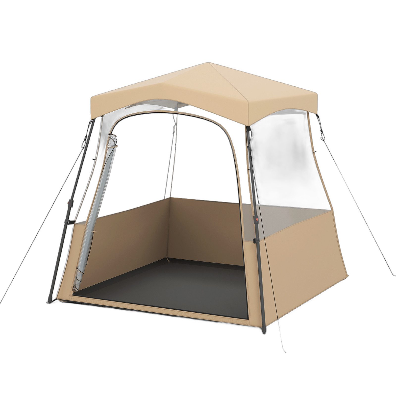 COSTWAY Wurfzelt, Personen: 3, Pop-Up-Campingzelt mit Tragetasche, PVC