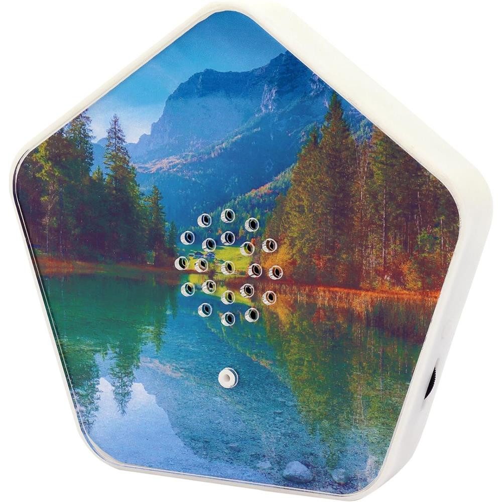 Olympia Wanddekoobjekt Sounds of Nature Vogelgesang Bachgeflüster Bergwiesen Meeresrauschen, 2er Pack Naturklänge Box Entspannung Soundbox Musikbox Bewegungssen – Bild 5 von 5