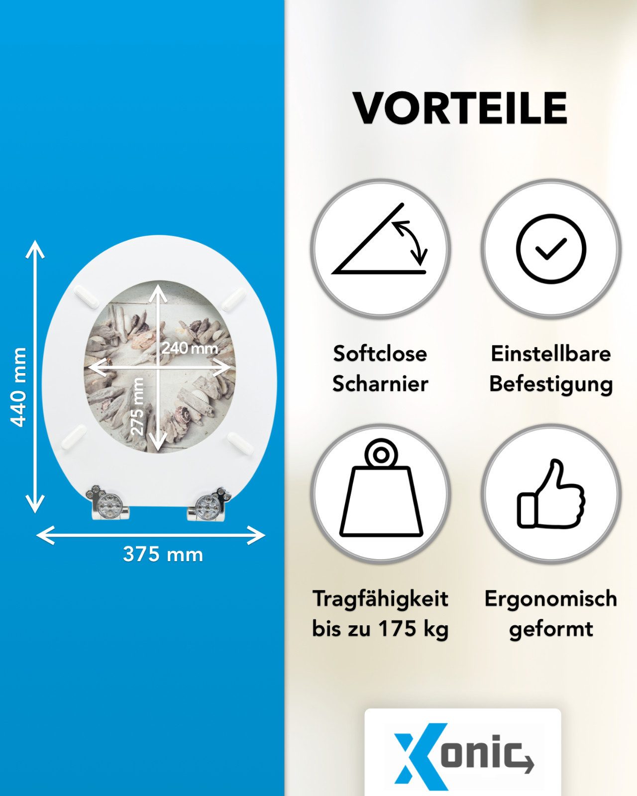 Xonic WC-Sitz Xonic Design WC-Sitz - günstig online kaufen