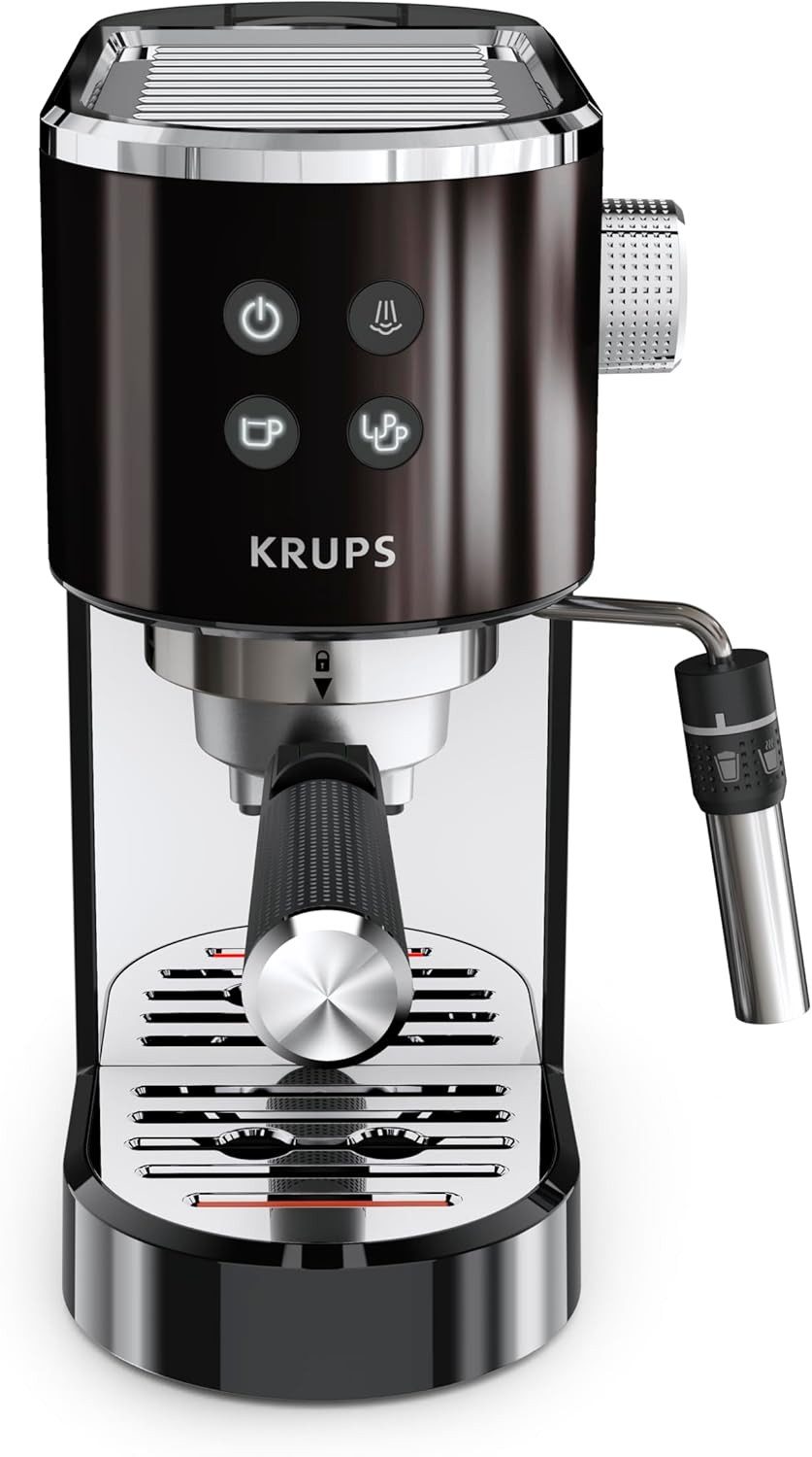 Krups Siebträgermaschine XP 444G Virtuoso+, Siebträger Kaffeemaschine