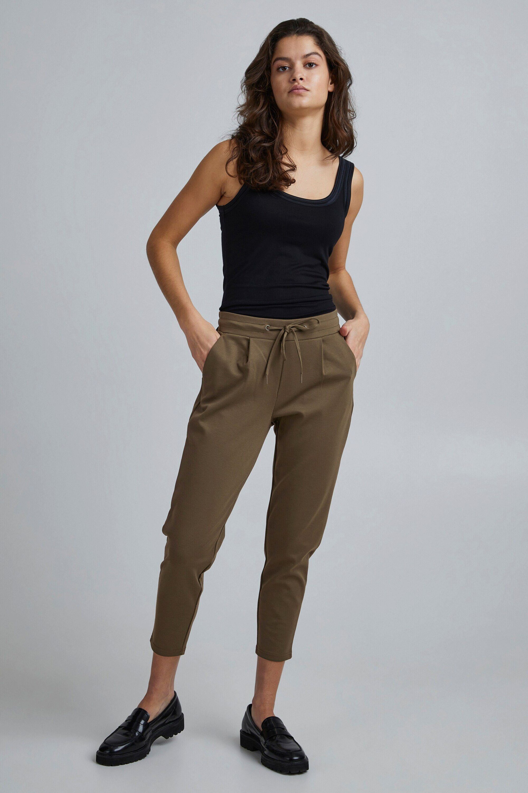 Ichi Stoffhose Kate (1-tlg) Falten günstig online kaufen