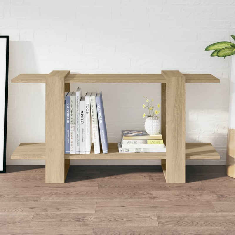 furnicato Bücherregal Sonoma-Eiche 100x30x51 cm Holzwerkstoff