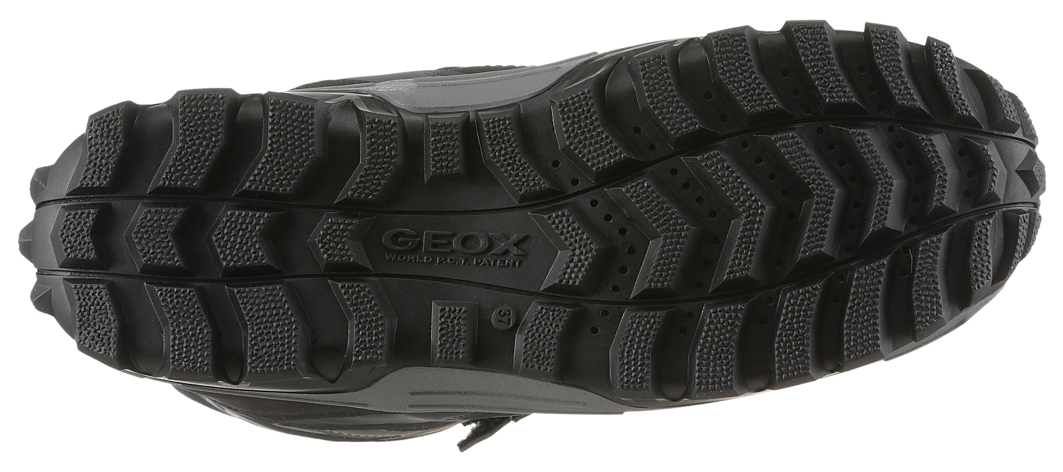 Geox J HIMALAYA BOY B ABX Winterstiefel Snowboots, Klettstiefel mit Warmfutter, Größenschablone zum Download