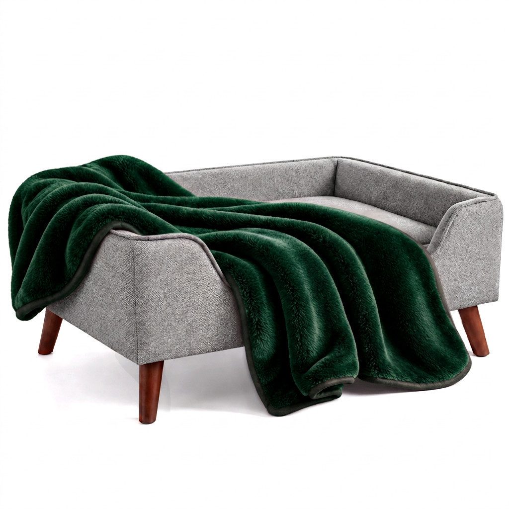 tierlando® Tierdecke Hundedecke LILLY Flauschige Haustier-, Welpen-, Katzen-, Plüschdecke, Kuschelweich, Waschbar