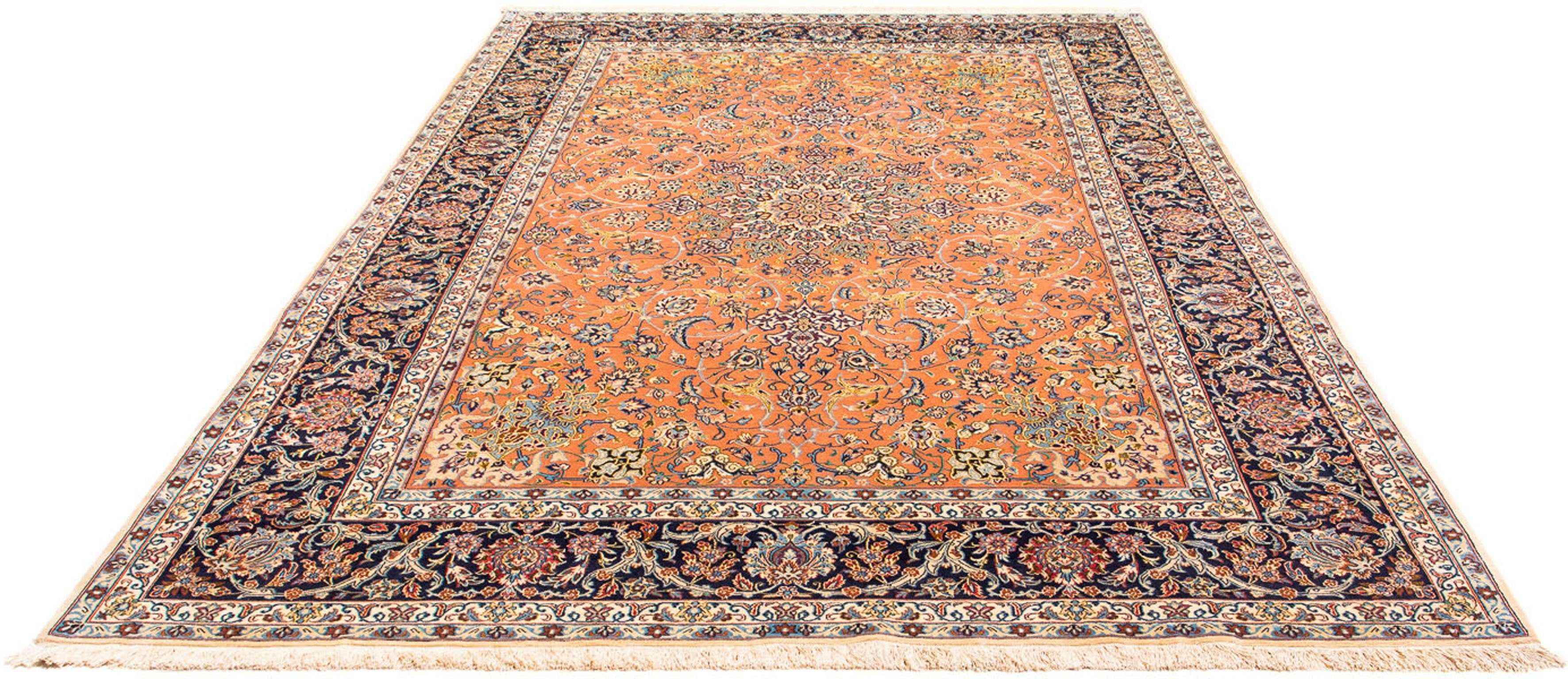 Orientteppich Perser - Isfahan - Premium - 302 x 202 cm - braun, morgenland, rechteckig, Höhe: 6 mm, Wohnzimmer, Handgeknüpft, Einzelstück mit Zertifikat