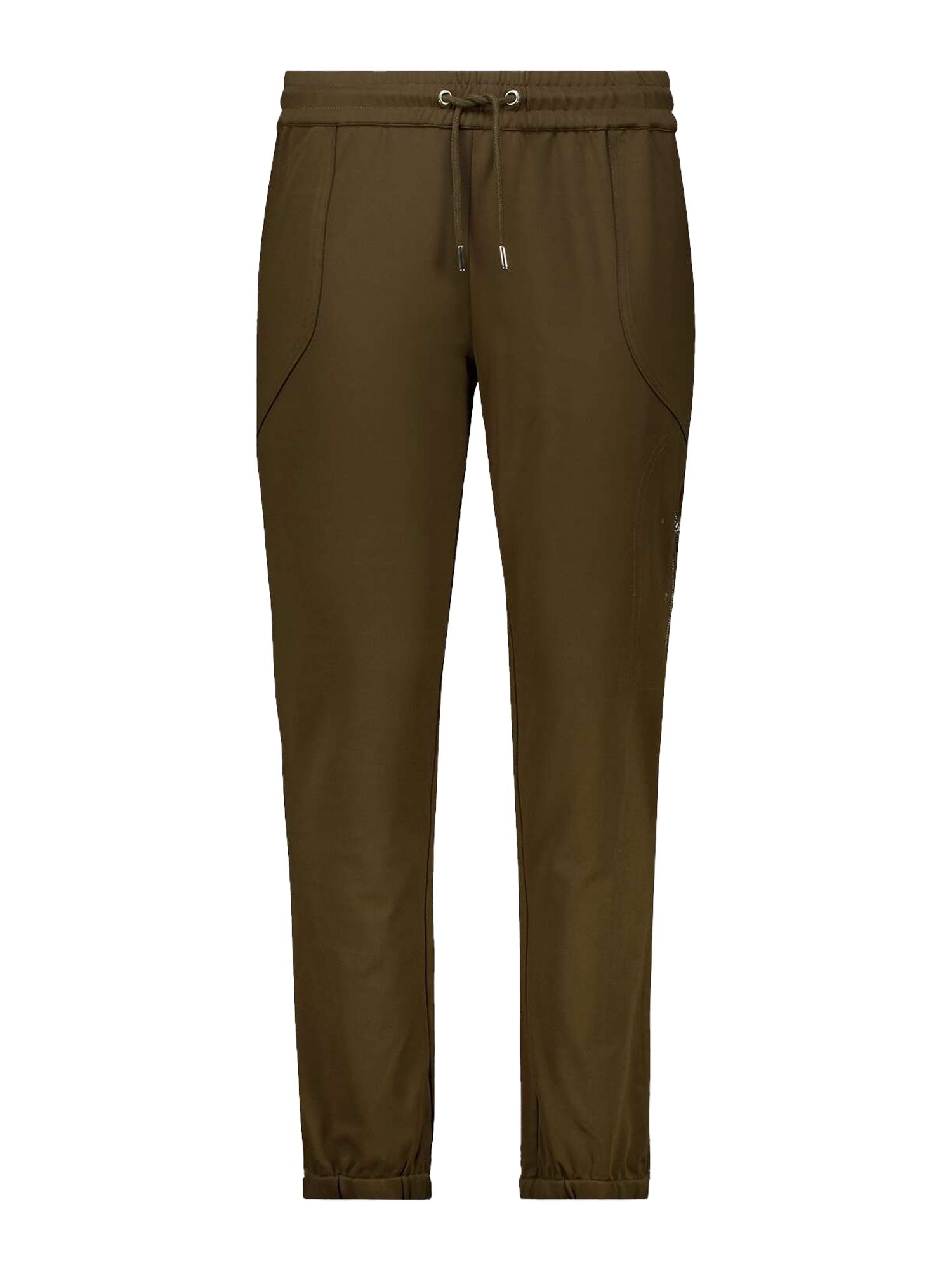 Monari Stoffhose braun,Casual,Polyester,Unifarben,Slim Fit,Mittel