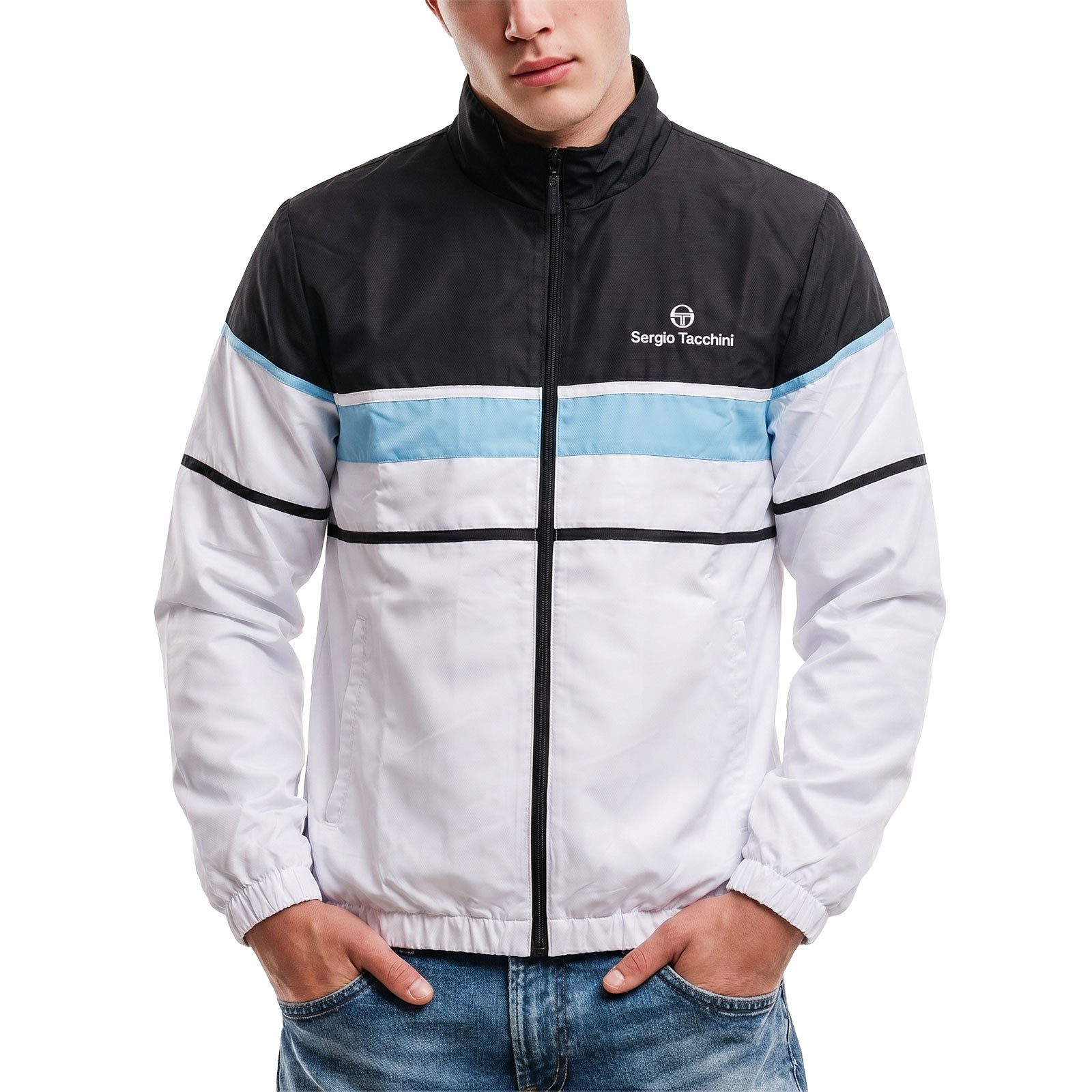 Sergio Tacchini Trainingsanzug Trainingsanzug Sergio Tacchini Scorpione (2-tlg), Color-Blocking