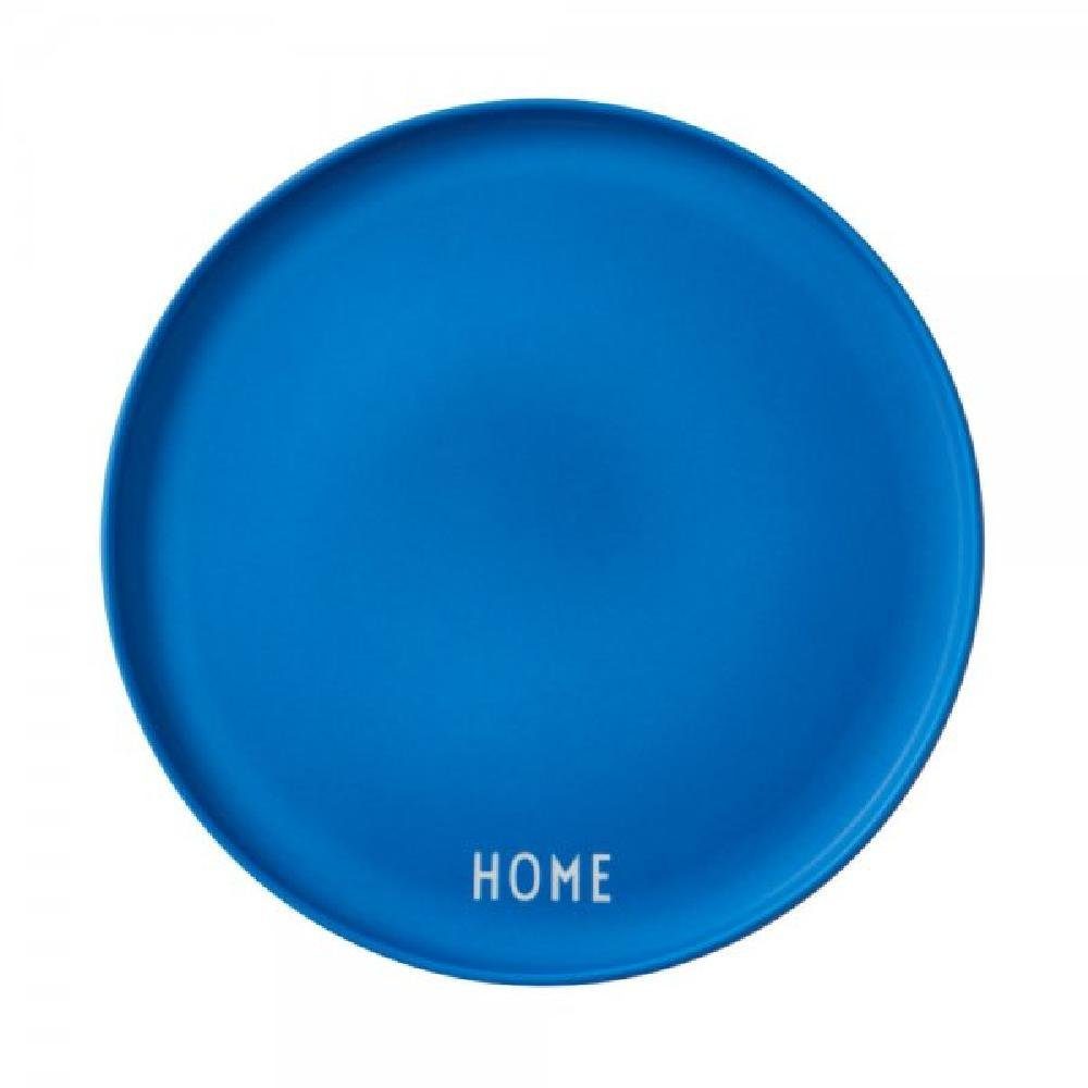 Design Letters Servierplatte Teller Favourite Home Blau (21,5cm) | Servierplatten