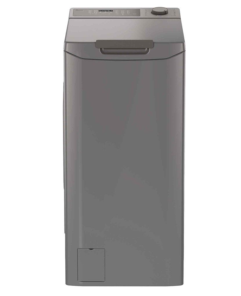 Hoover Waschmaschine Toplader THOSQ286TMR5-S, 8 kg, 1200 U/min, Temperatur wählbar (0-90 °C), Schnelles & Sicheres Beladen