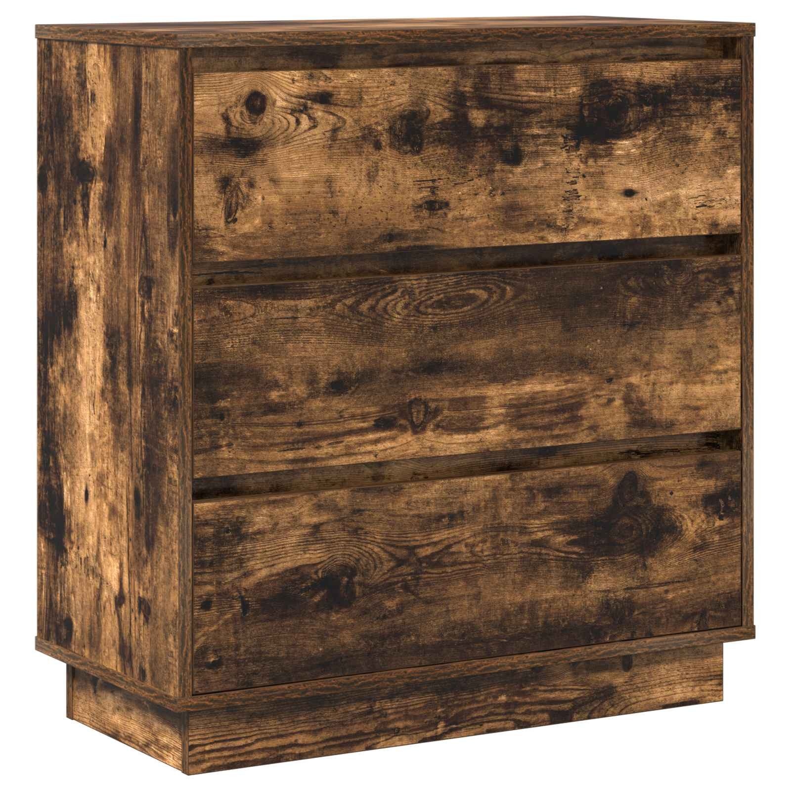 vidaXL Nachttisch Nachttisch Geräucherte Eiche 71 x 34,5 x 75 cm Holzwerkst günstig online kaufen