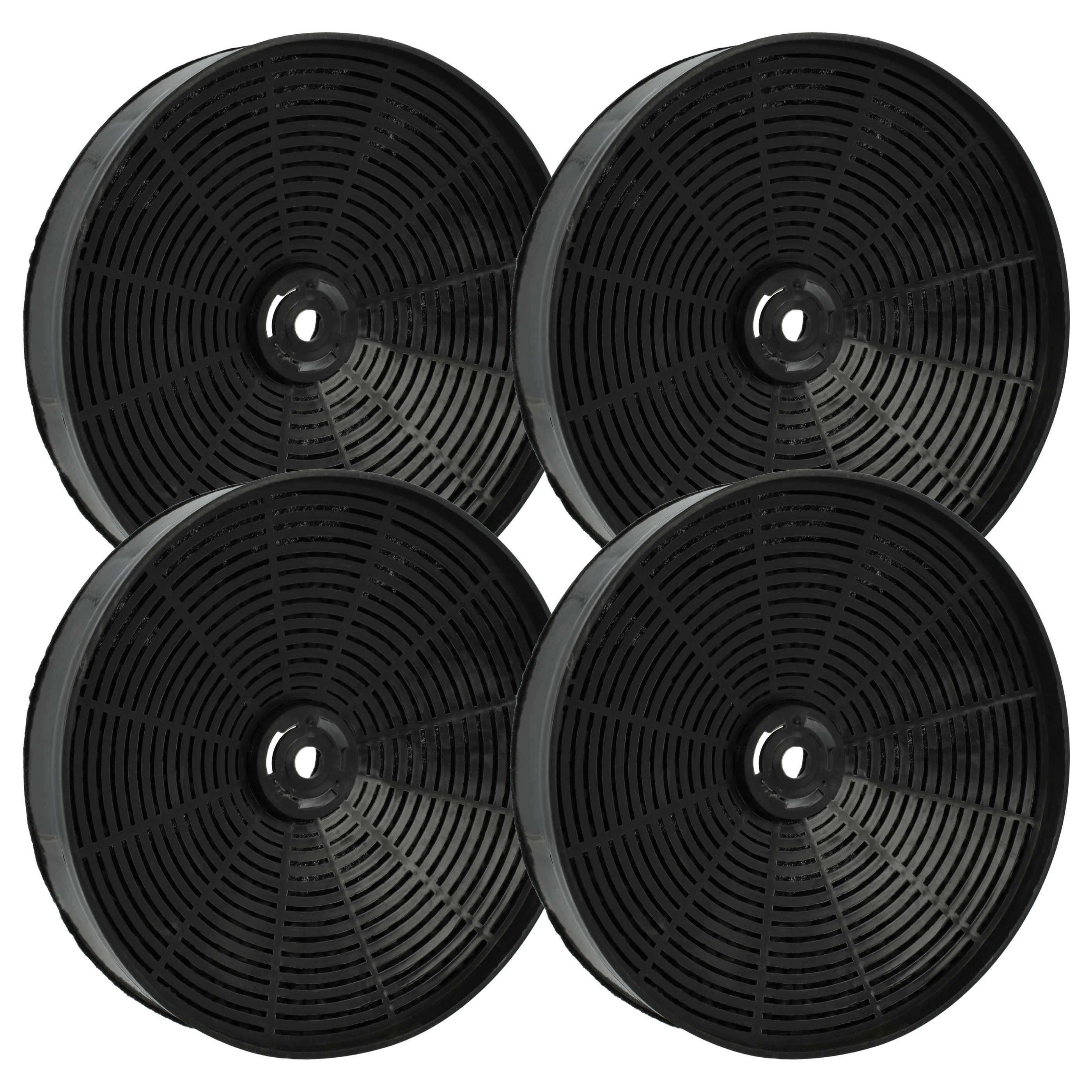 vhbw Aktivkohlefilter passend für Electrolux EFG695B 90000007500, EFI691B 90000007700, Zubehör für Electrolux EFG695B 90000007500 EFI691B 90000007700 EFI691W 95510142100