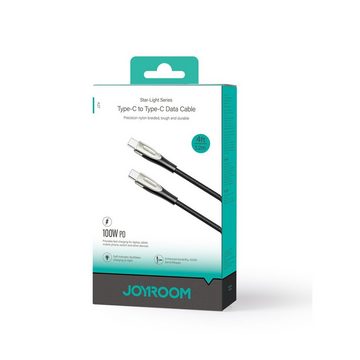 JOYROOM Star-Light Series SA27-CC5 USB-C/USB-C-Kabel 100 W 1,2 m – schwarz Smartphone-Kabel