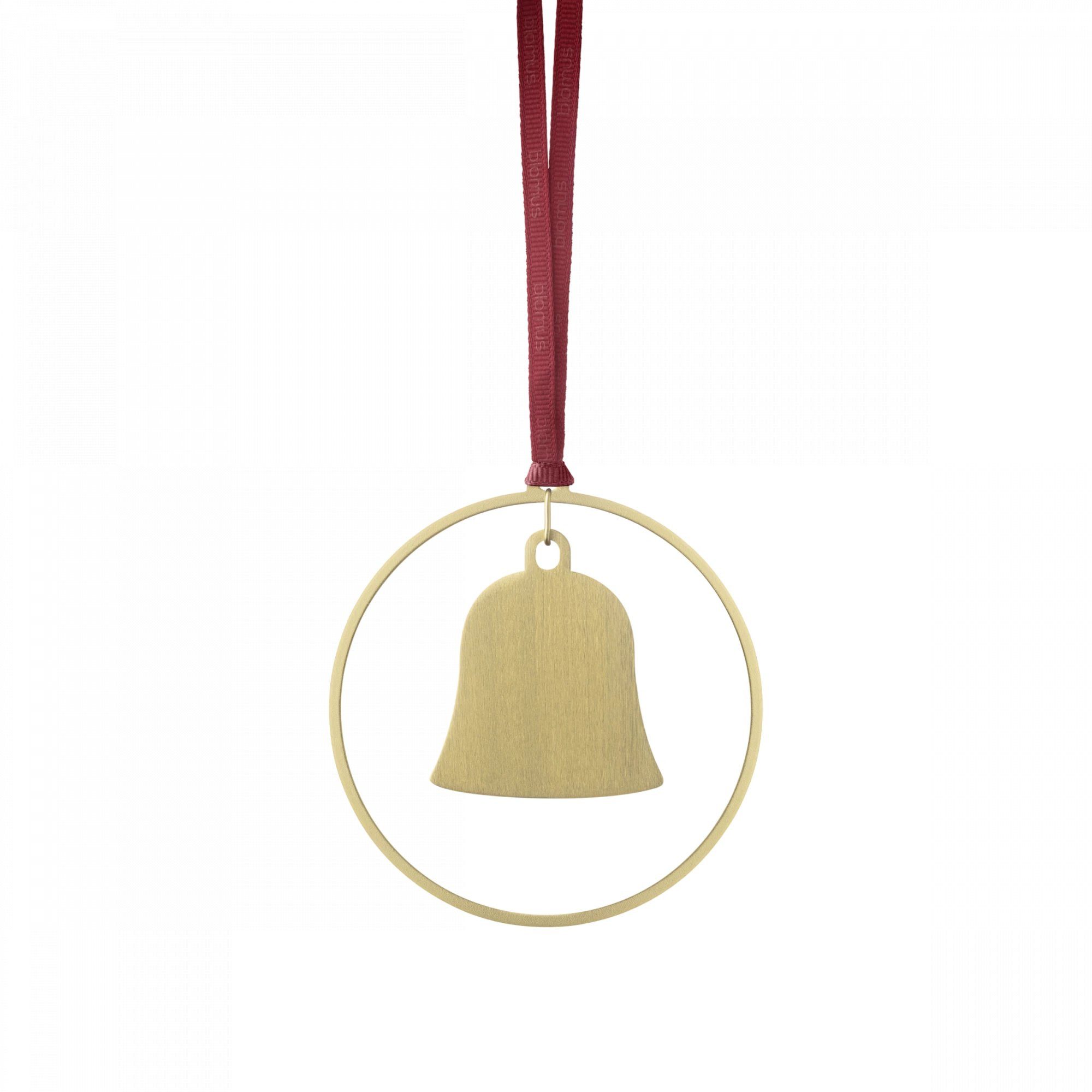 blomus Christbaumschmuck -KITAI- Edler Weihnachtsschmuck im 4er Set: Skandinavische Eleganz (4-tlg), Designer, Weihnachten, 4er Set, Hochwertig, Formen, Messing, Satinband