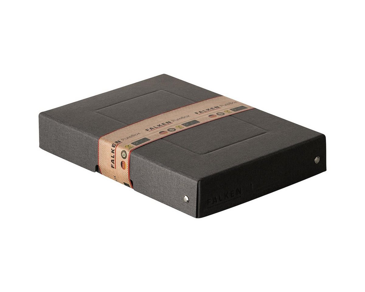 Thumbnail - Falken Archivcontainer Falken Aufbewahrungsbox PURE Box Black 22001712 A5 40mm sw