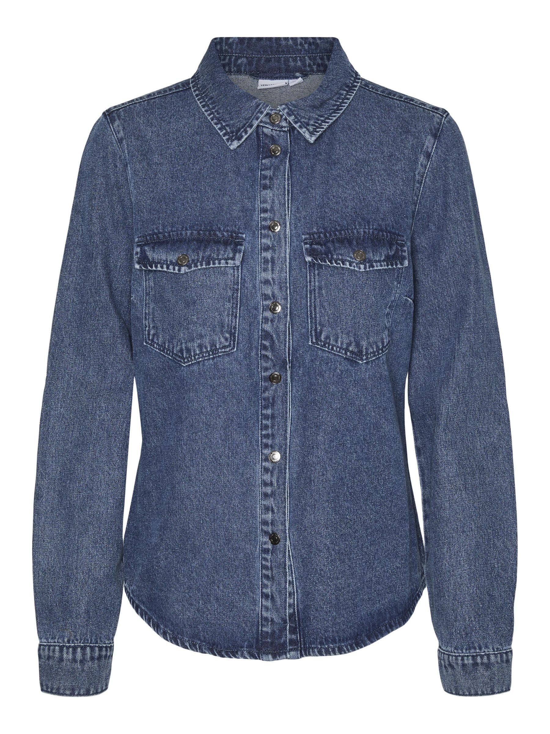 Vero Moda Jeansbluse VMJENNIE LS DENIM SHIRT MIX NOOS
