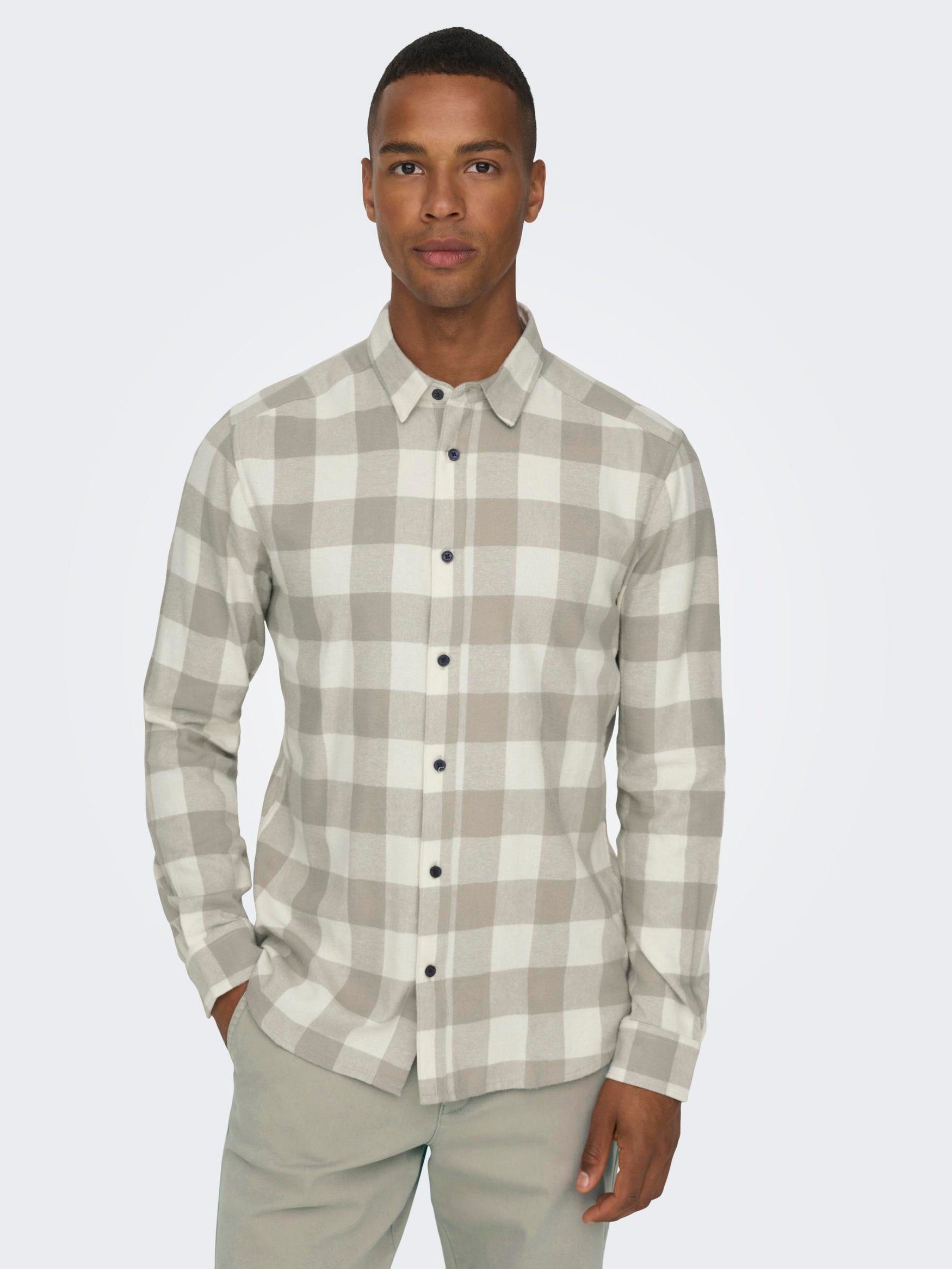 Only & Sons Herren Freizeithemd ONSGUDMUND LS CHECKED SHIRT günstig online kaufen