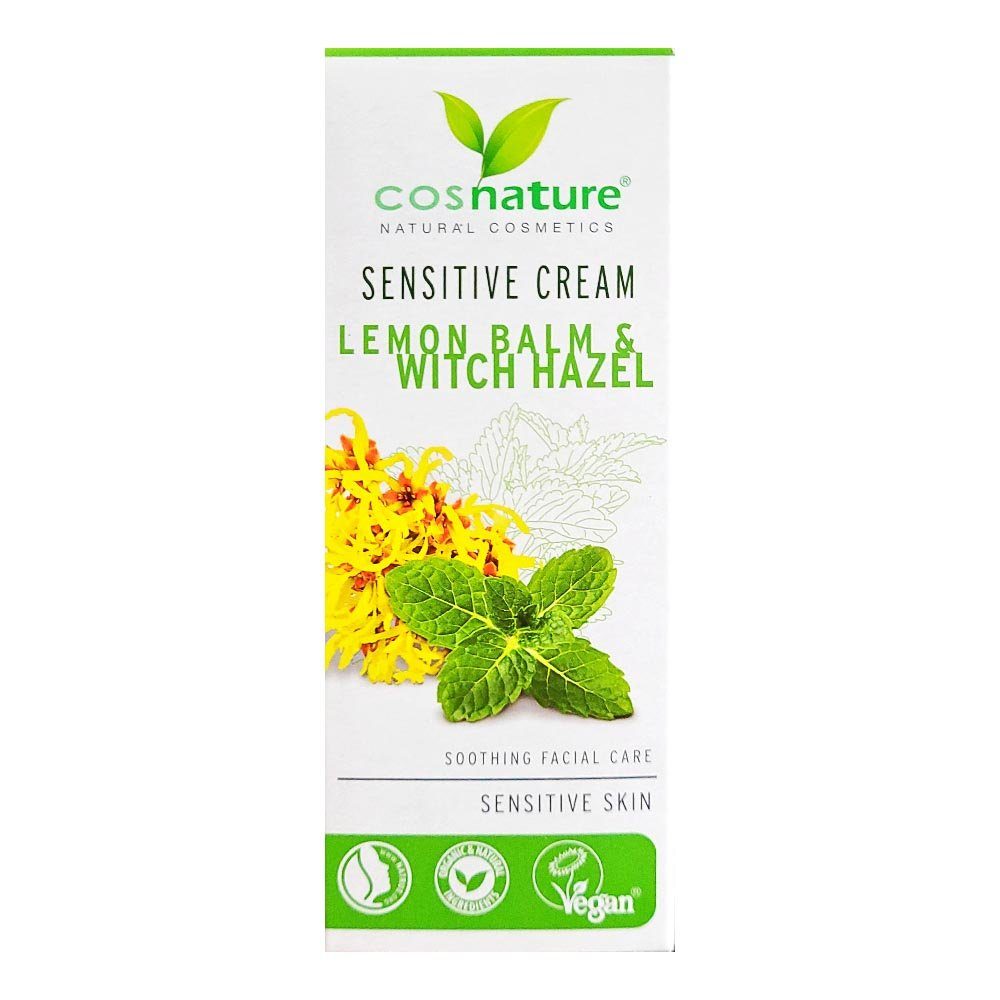 Gesichtspflege cosnature ml Creme Haselnuss 50 Sensetiv Lemon & Cosnature