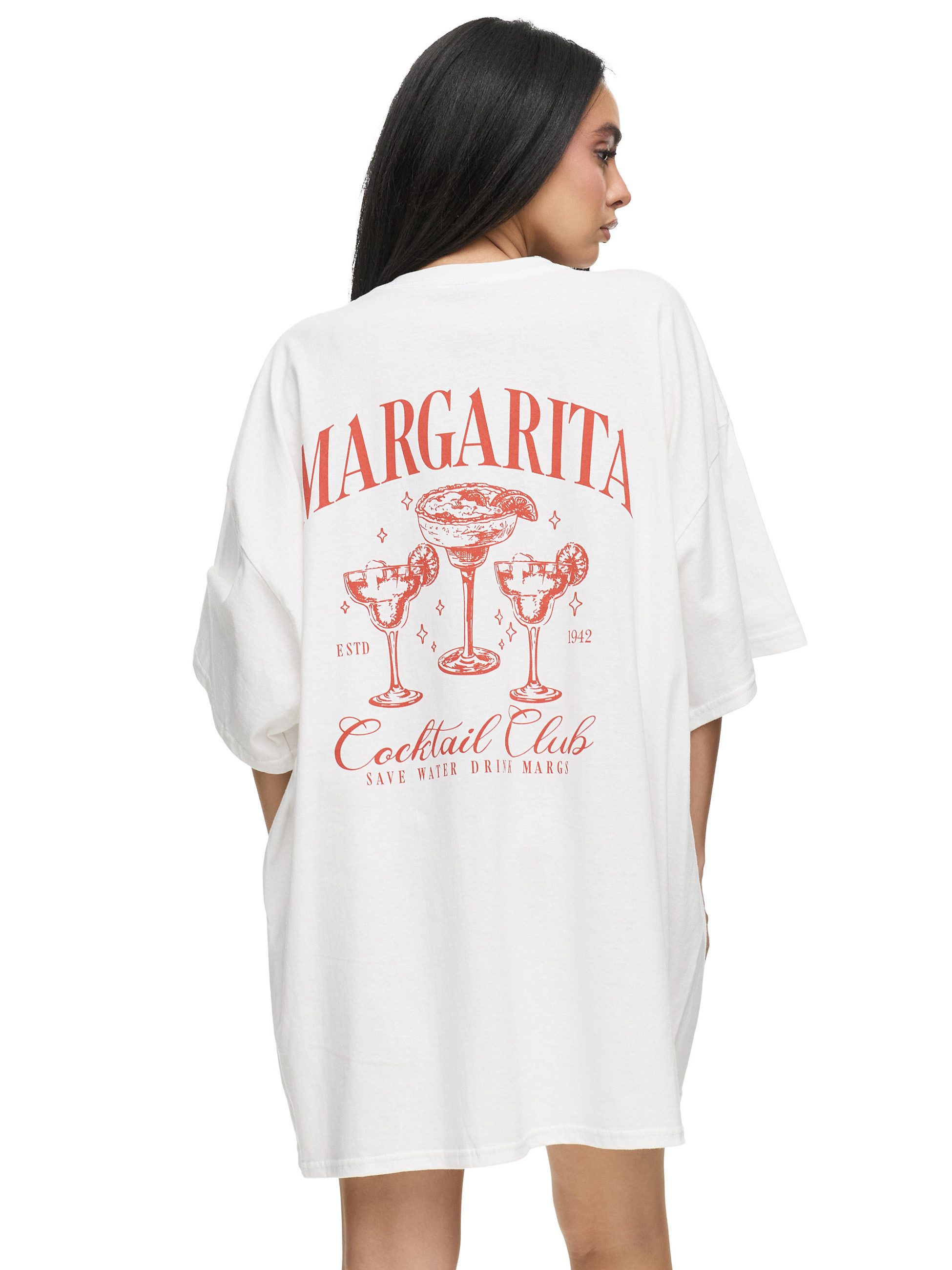 Worldclassca T-Shirt Worldclassca Oversized Print MARGARITA T-Shirt Sommer günstig online kaufen