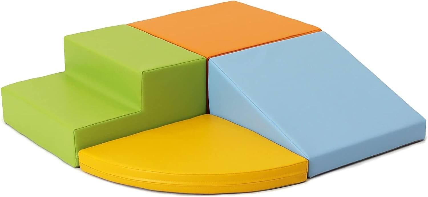 IGLUSoftplay IGLU Set 16 4 XL Schaumstoff-Bausteine kreatives Spielen für Kinder Spielbauklötze, (Set), Modernes Design und hochwertige Verarbeitung