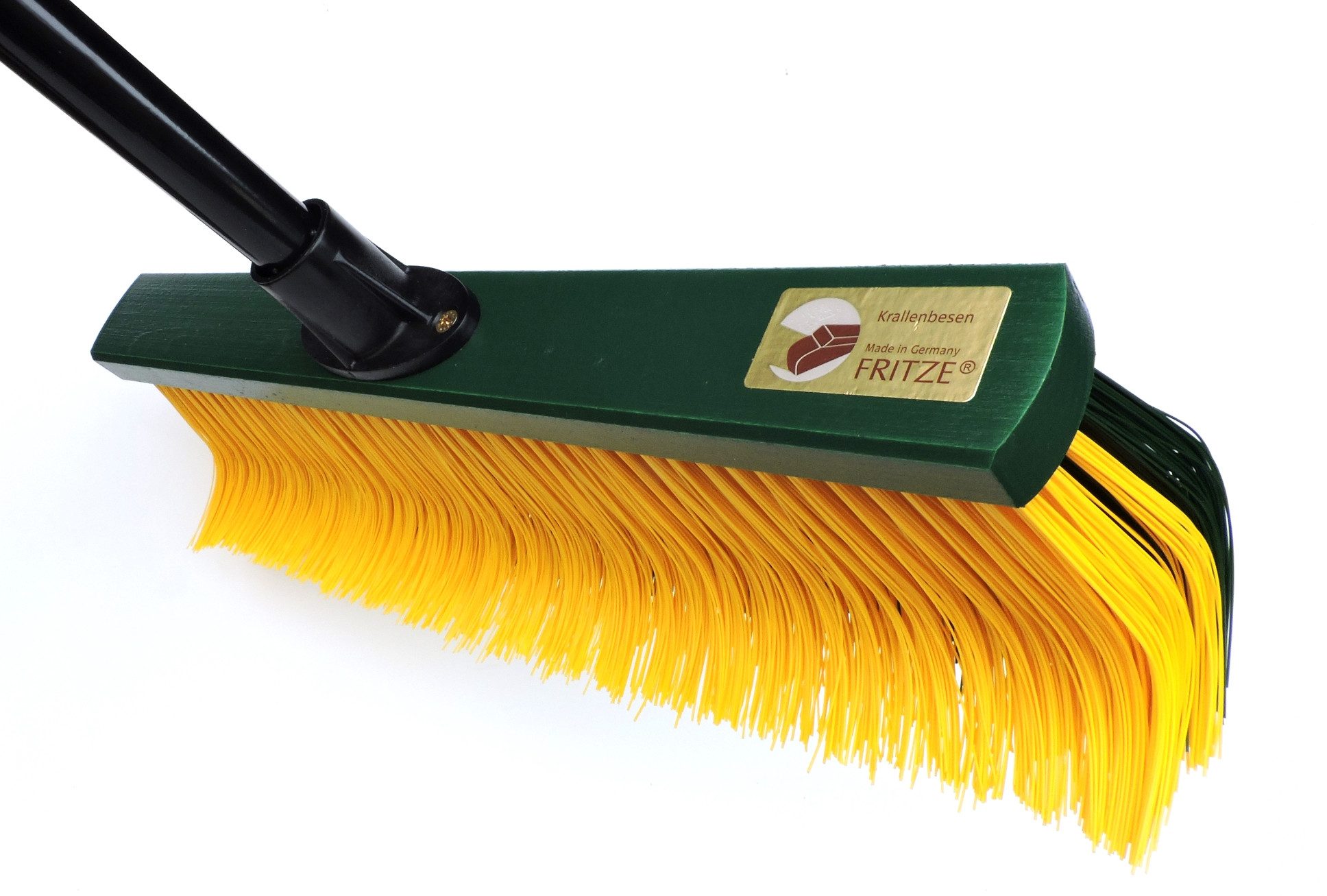 Fritze® Straßenbesen Krallenbesen Hof & Garten 45 cm - Stiel 150 cm, Alle Außenbereiche