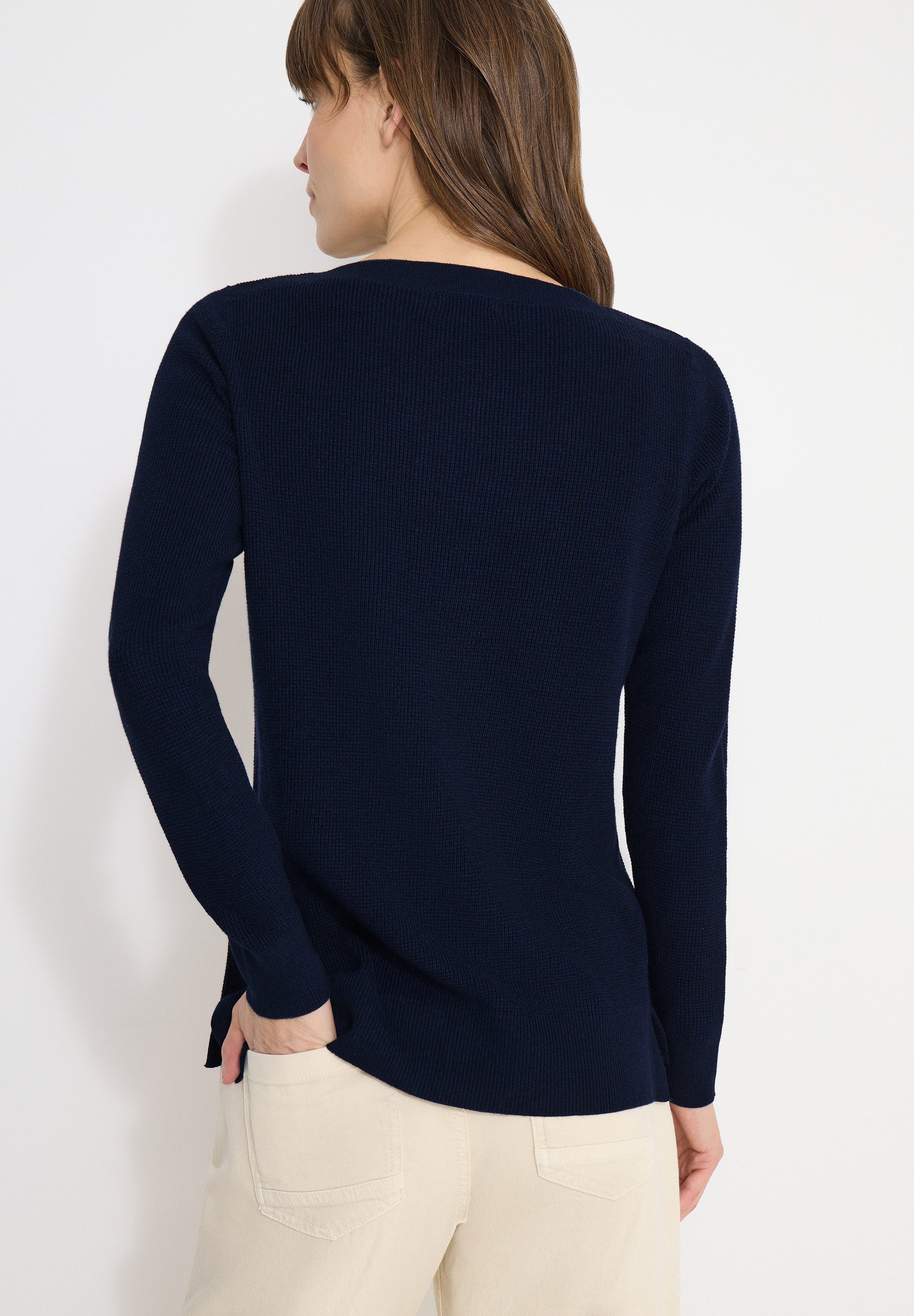 CECIL Strickpullover mit U-Boot-Ausschnitt