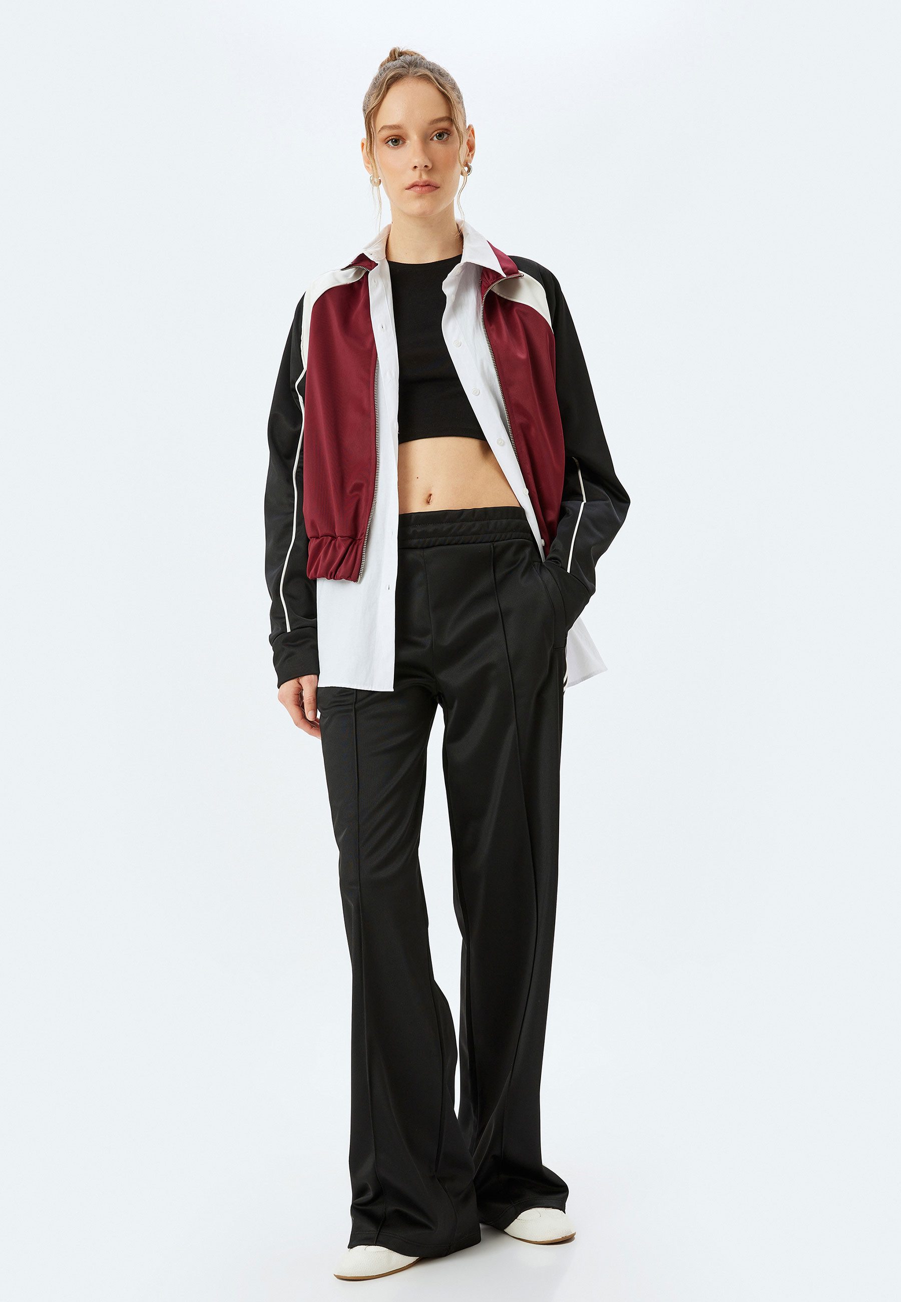 Koton Sweathose Wide Leg Relax Sweathose
