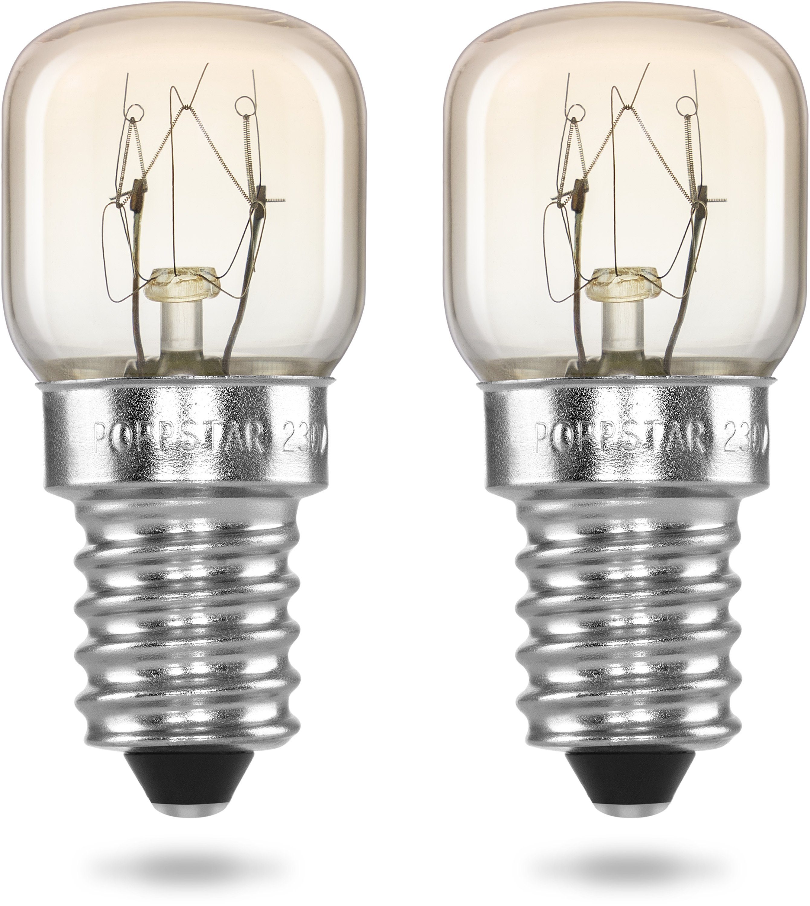 Poppstar Spezialleuchtmittel Backofenlampe 15W warmweiß, E14, günstig online kaufen