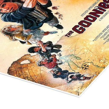 Posterlounge Poster Vintage Entertainment Collection, Die Goonies (englisch), Illustration