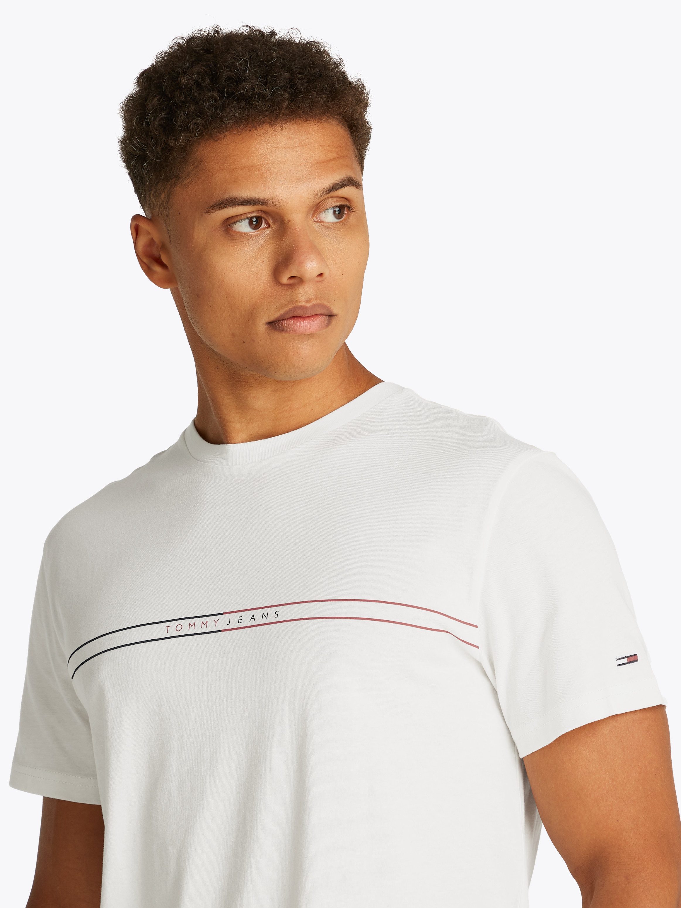 Tommy Jeans Kurzarmshirt TJM SLIM ENTRY günstig online kaufen