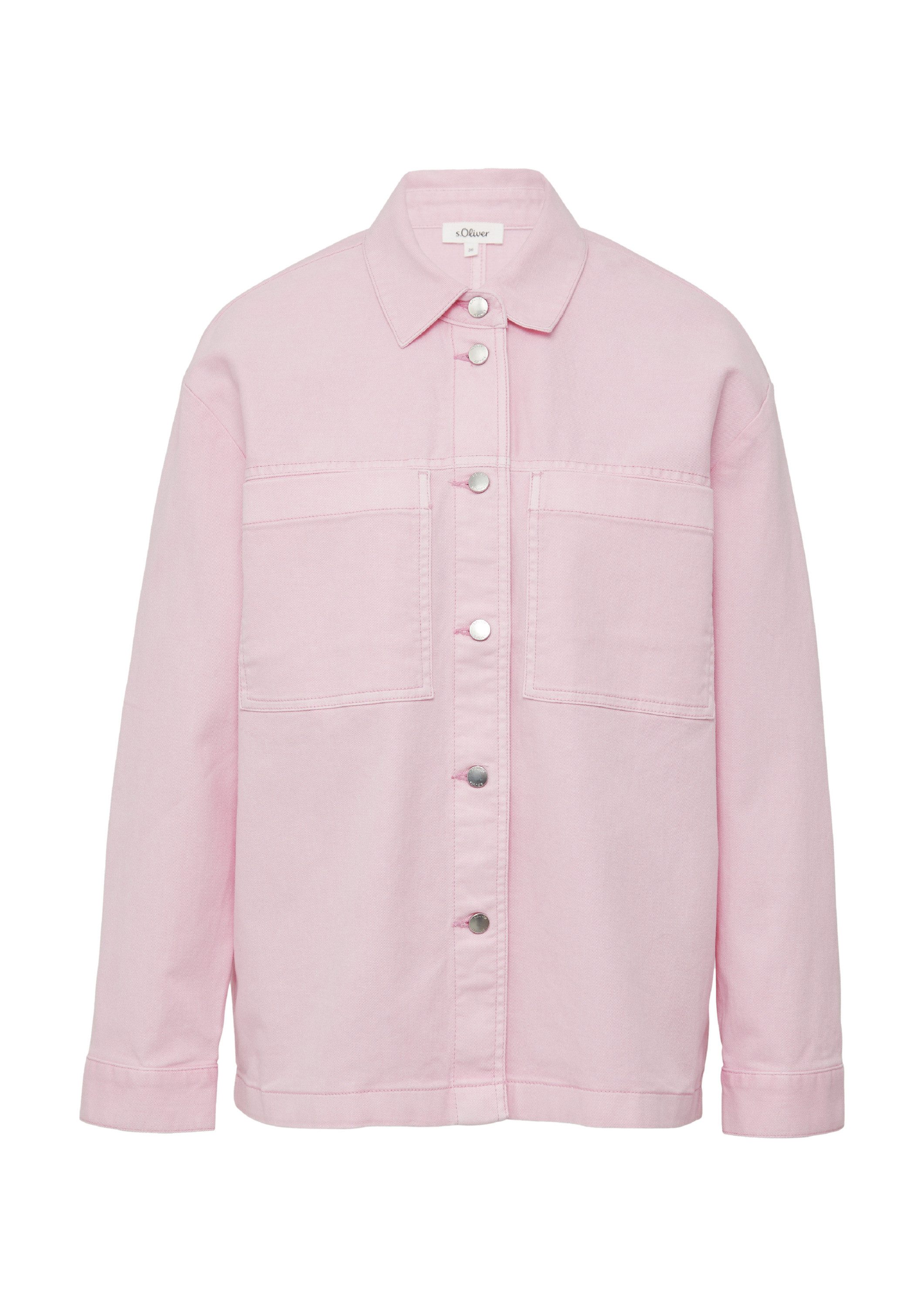 s.Oliver Hemdjacke Indoor-Jacke Overshirt aus Twill günstig online kaufen