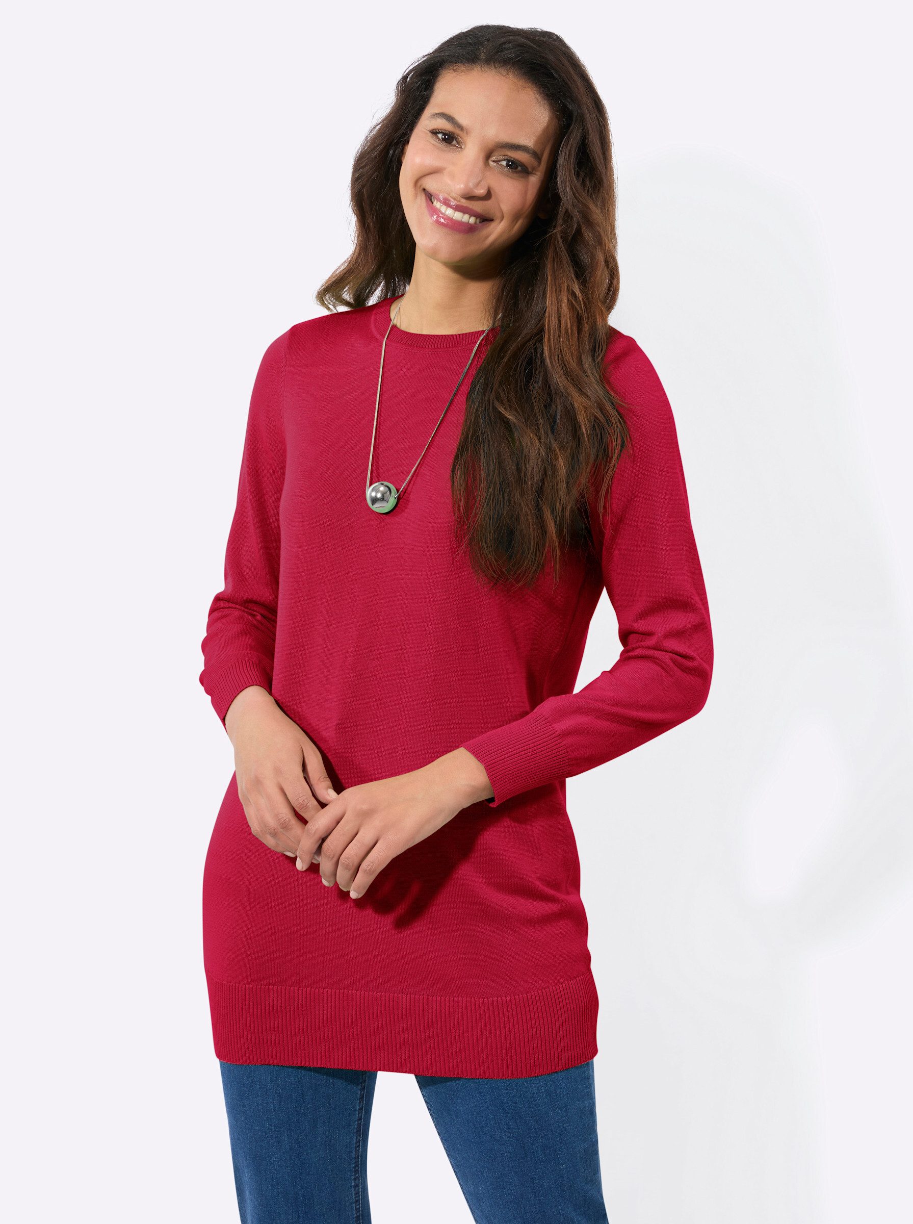 Witt Strickpullover Longpullover Langarm Jersey