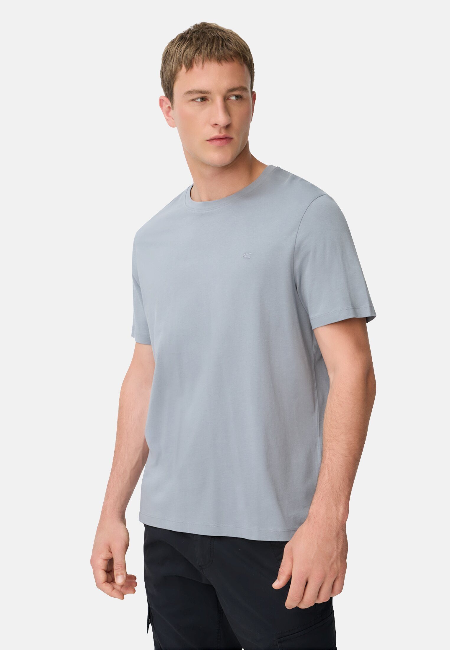 T-Shirt aus reiner Baumwolle Kurzarm