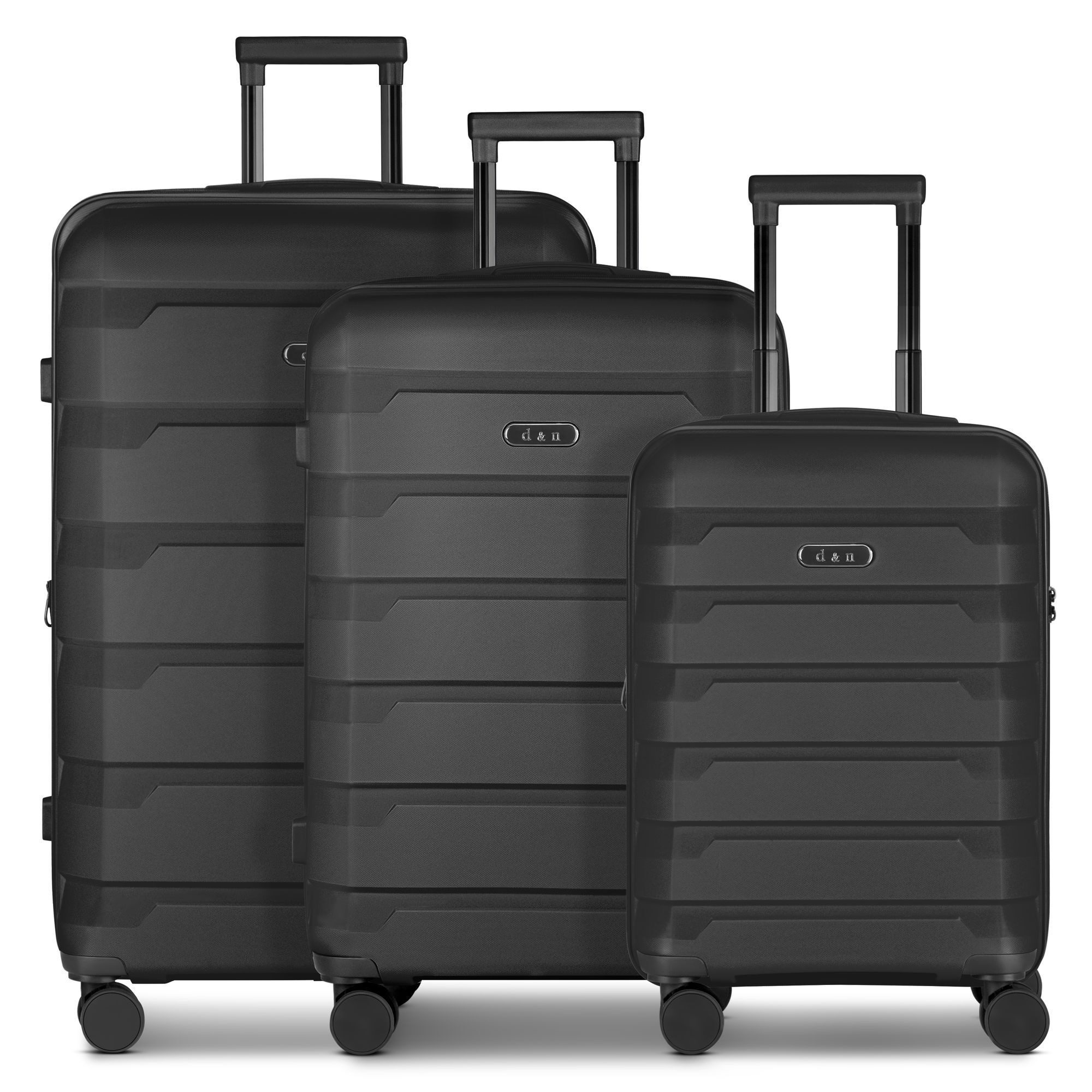 D&N Trolleyset South Dakota, 4 Rollen, (3-teilig, 3 tlg), ABS günstig online kaufen