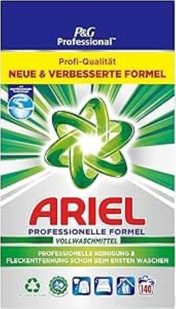 ARIEL Ariel Professional Waschpulver, 140 Waschladungen, 8.4 kg Spezialwaschmittel