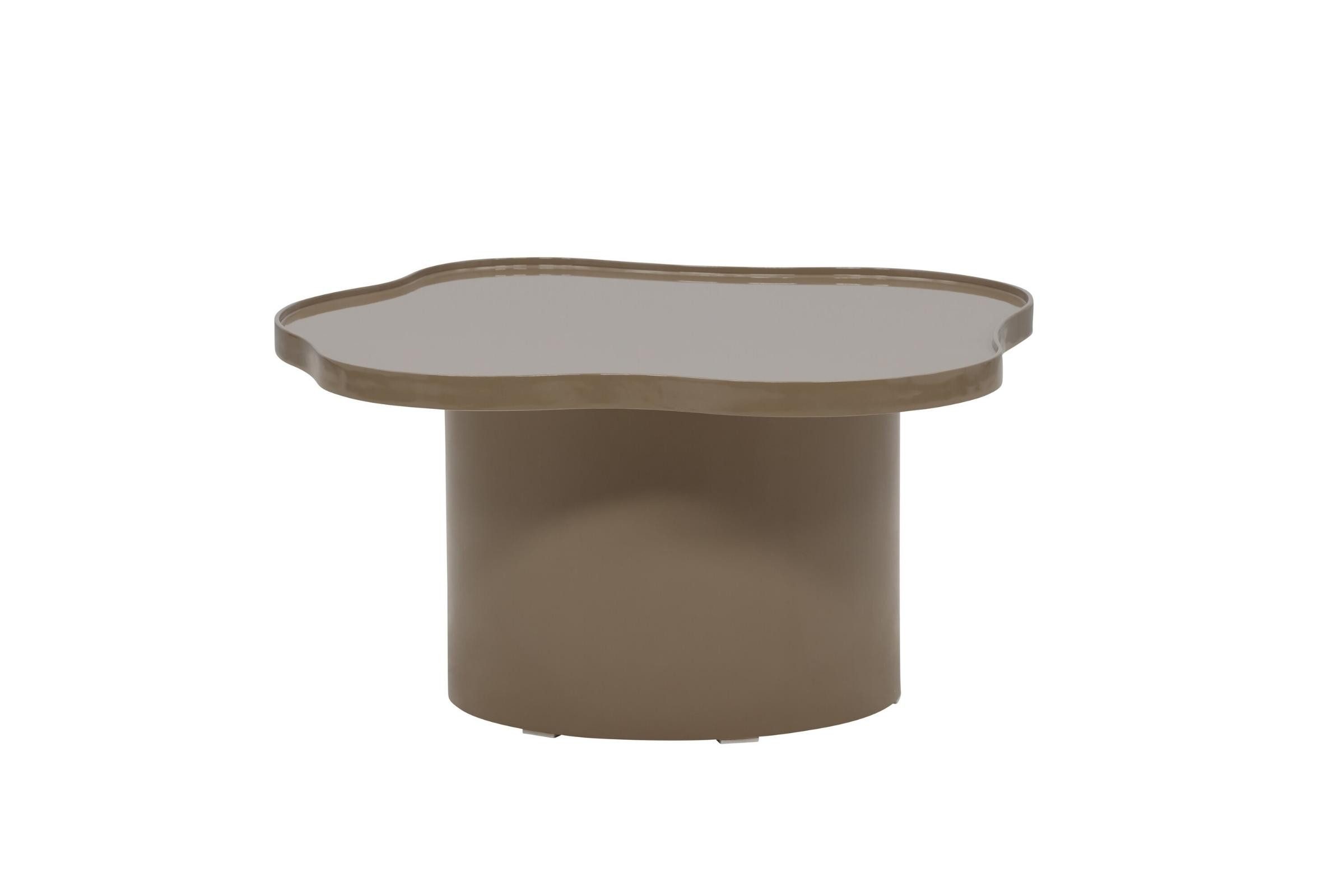 Venture Home Couchtisch Ilse Couchtisch Ø90 cm braun. (1-St)