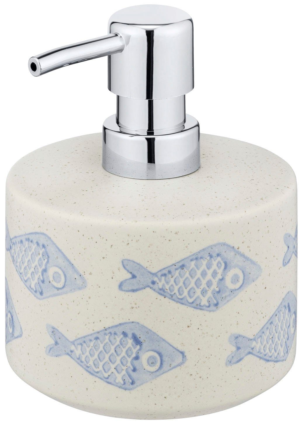 WENKO Seifenspender Aquamarin, (1-tlg), Keramik, 475 ml