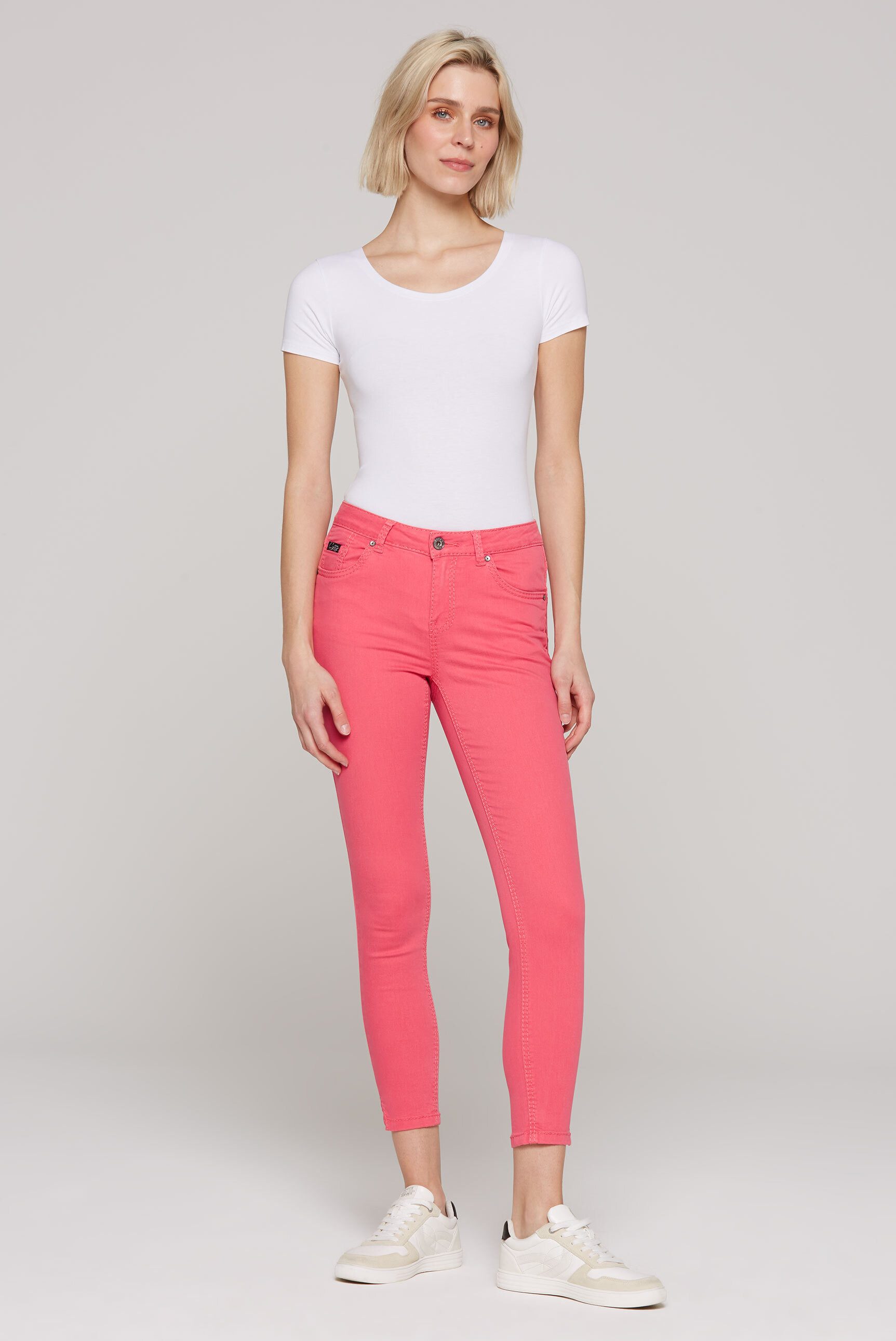 SOCCX Slim-fit-Jeans mit normaler Leibhöhe