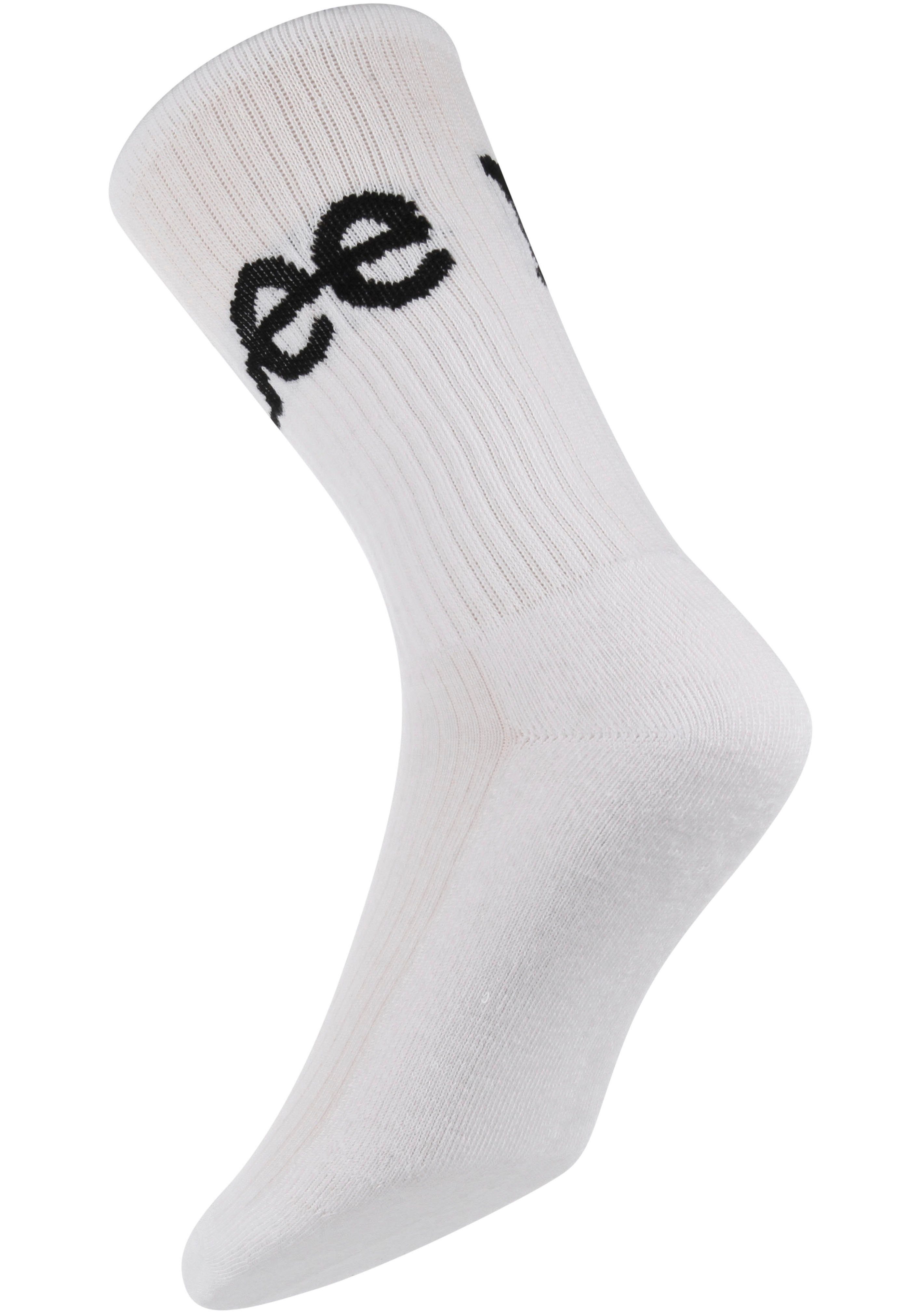 Lee® Lee 3-Paar) Unisex White Sportsocken Socks (Packung, Sports CROBETT