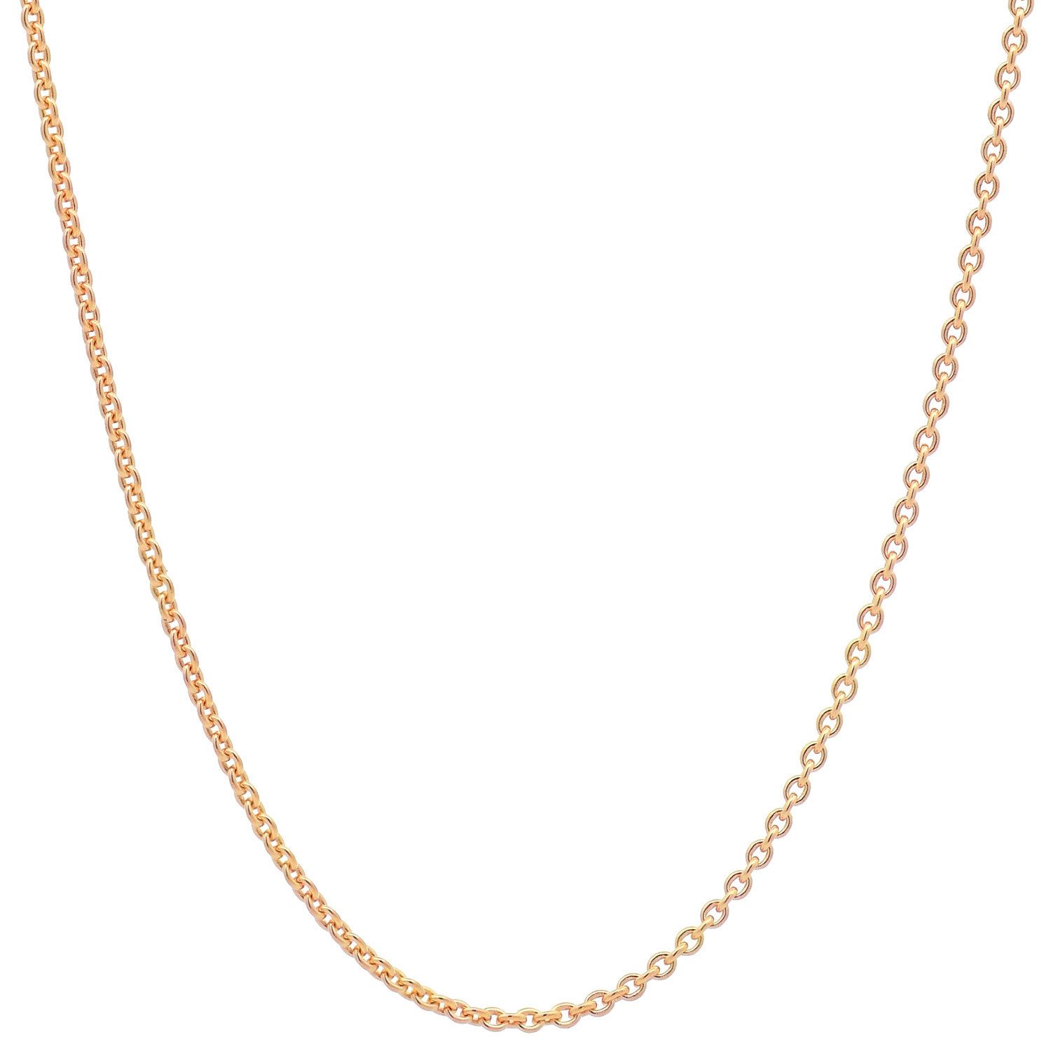 HOPLO Goldkette Goldkette Ankerkette Länge 38cm - Breite 0,8mm - 750-18 Karat Gold, Made in Germany – Bild 3 von 5