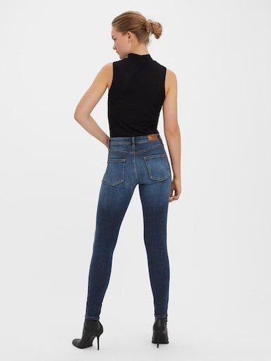 Vero Moda Slim-fit-Jeans VMLUX SLIM RI375 MR JEANS