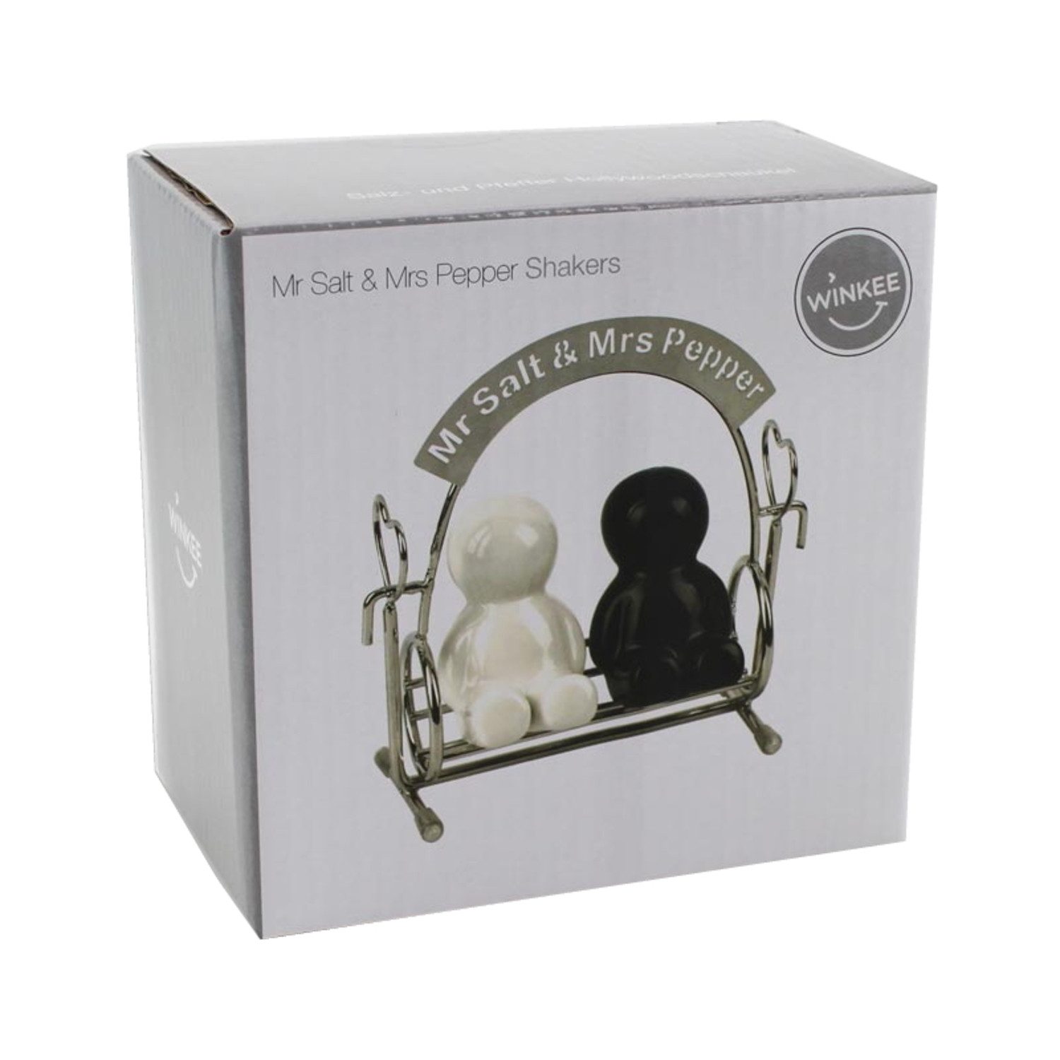 Winkee Salz- / Pfefferstreuer Mr. Salt & Mrs Pepper auf Hollywoodschaukel Salz und Pfefferstreuer