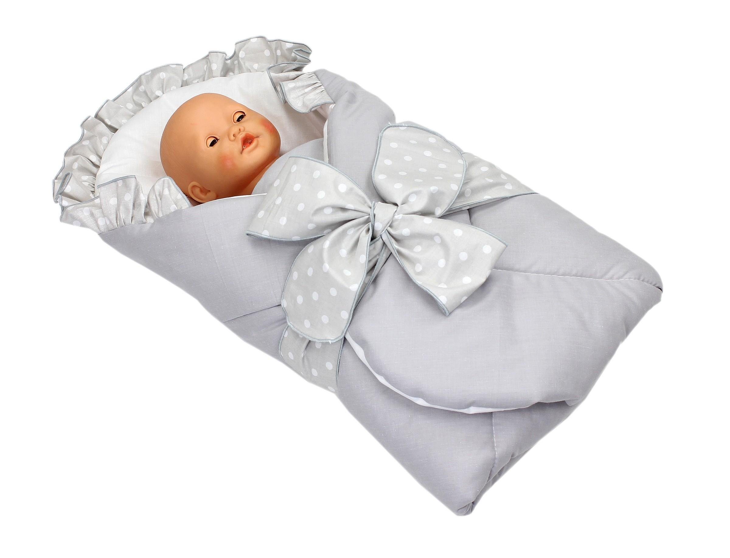 Einschlagdecke TupTam Unisex Baby Einschlagdecke mit Schleife, TupTam