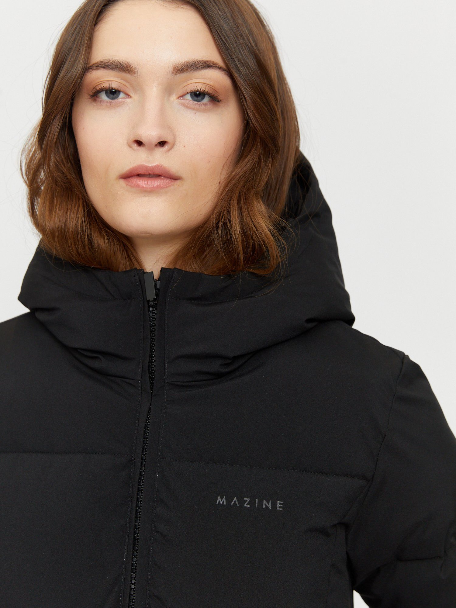 Langmantel black Coat isolierend MAZINE Elmira Puffer