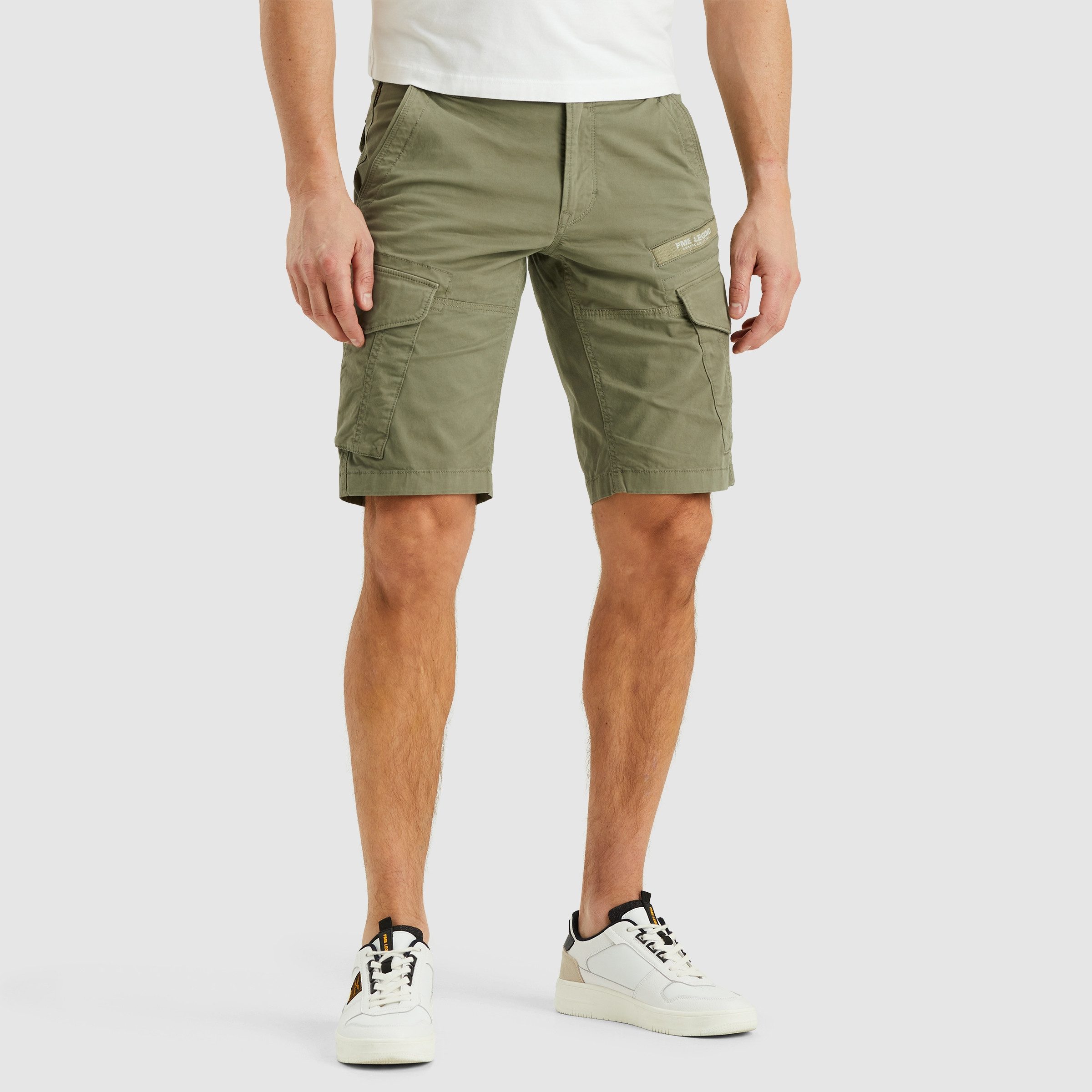 PME LEGEND Bermudas - modische Cargoshort in Unifarbe