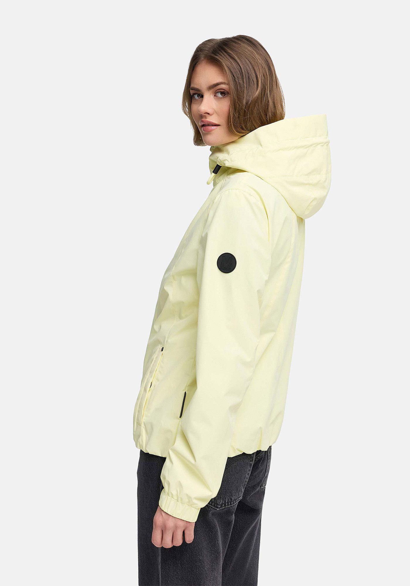Marikoo Outdoorjacke Yoshikoo Sportliche Funktionsjacke mit Kapuze und hochschließendem Kragen